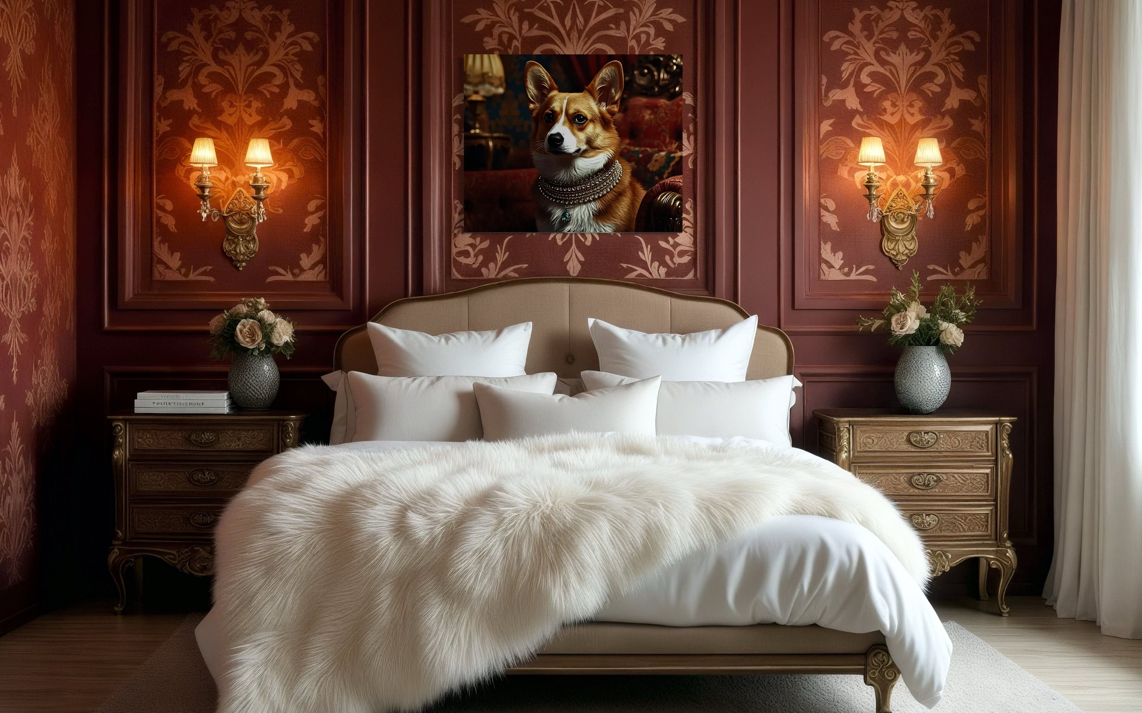 Victorian Royal Korgi Portrait