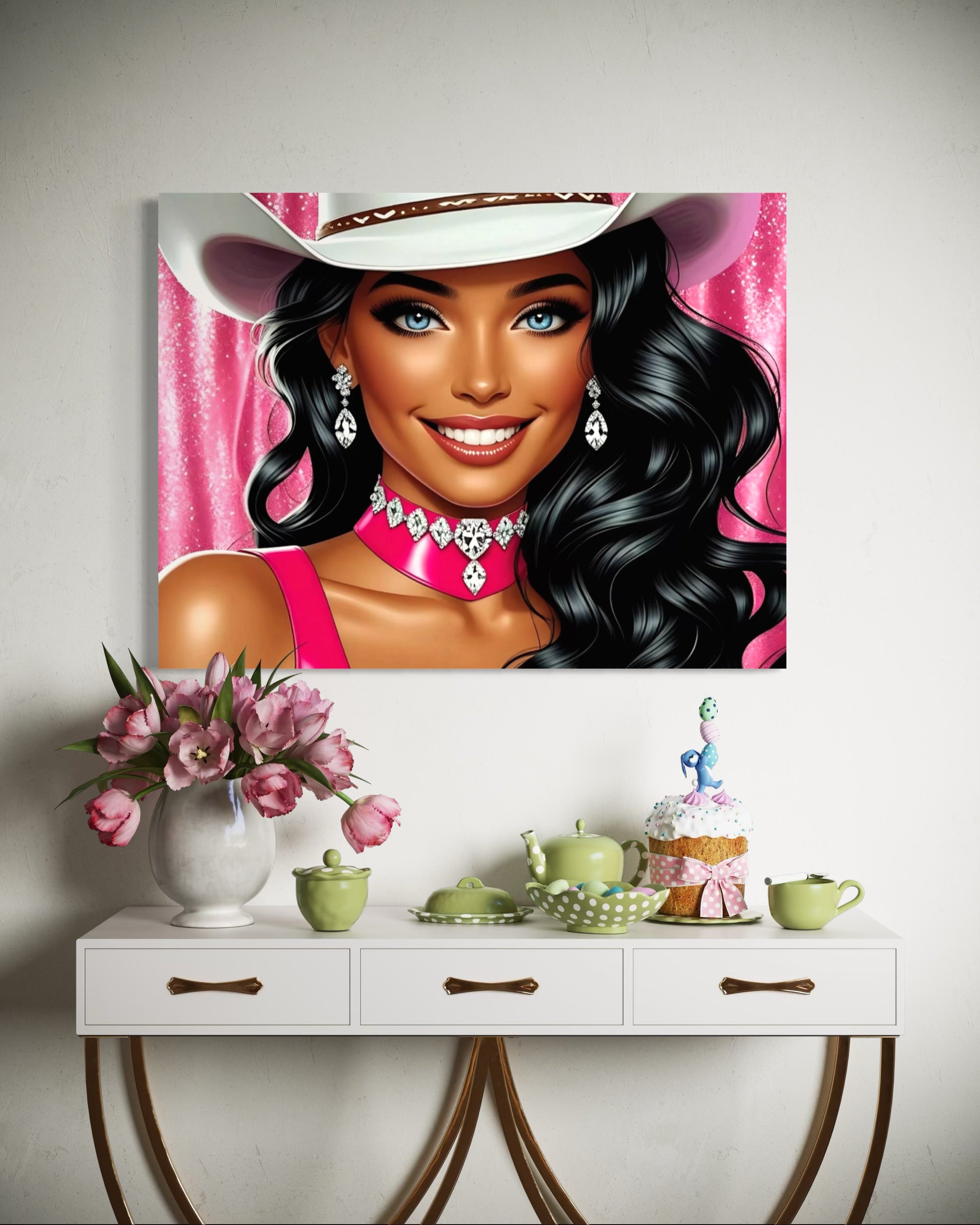 Cowgirl Princess - Black Hair