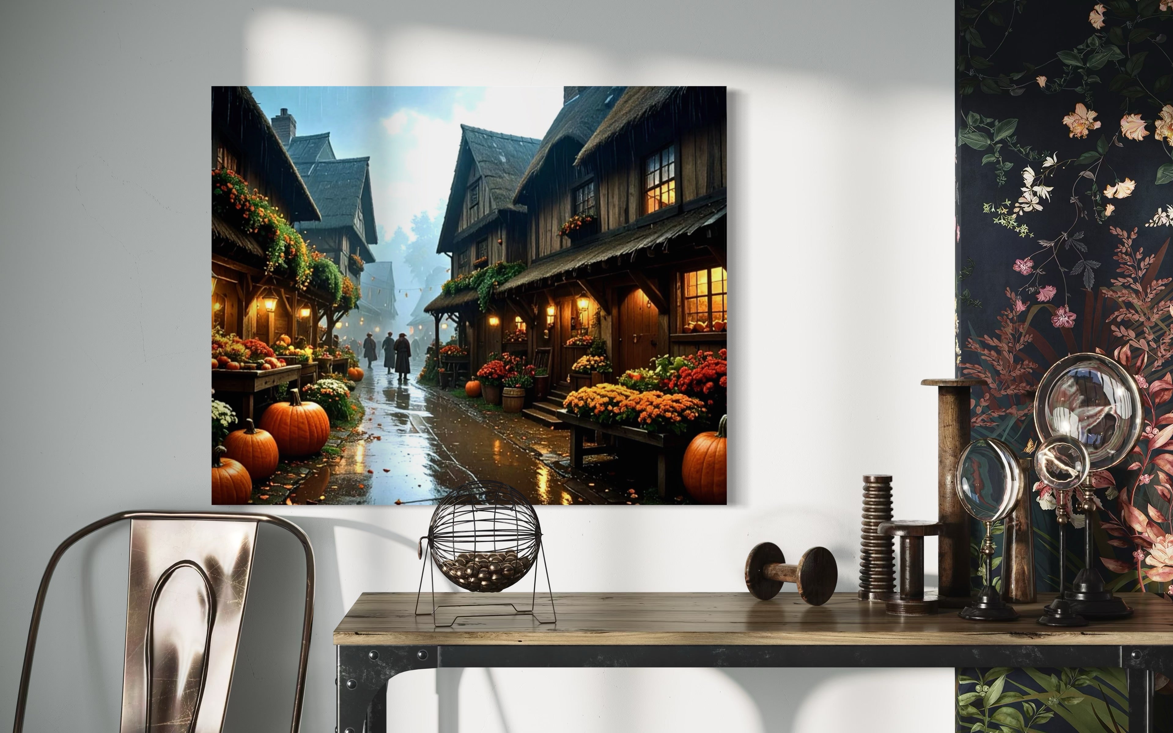 Vintage Fall Village