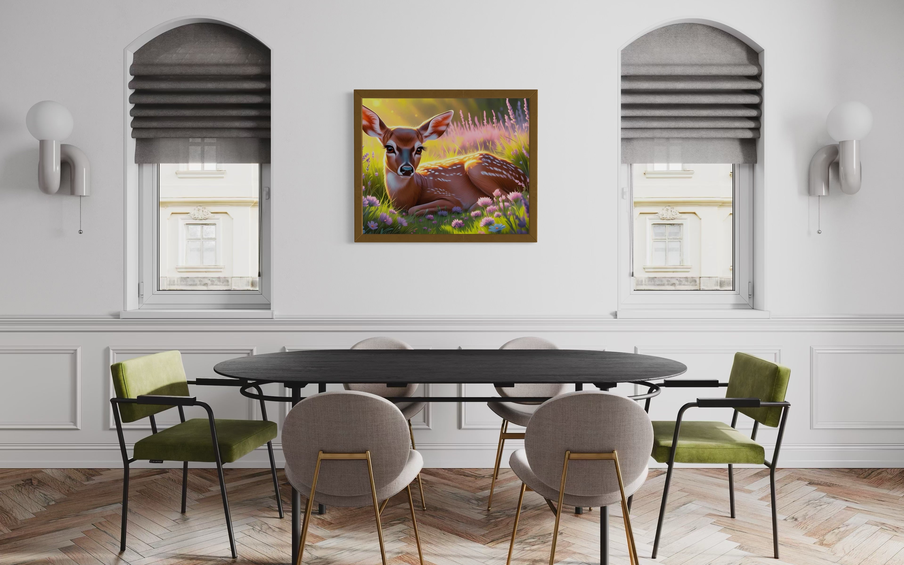 Doe in the Meadow Museum Print