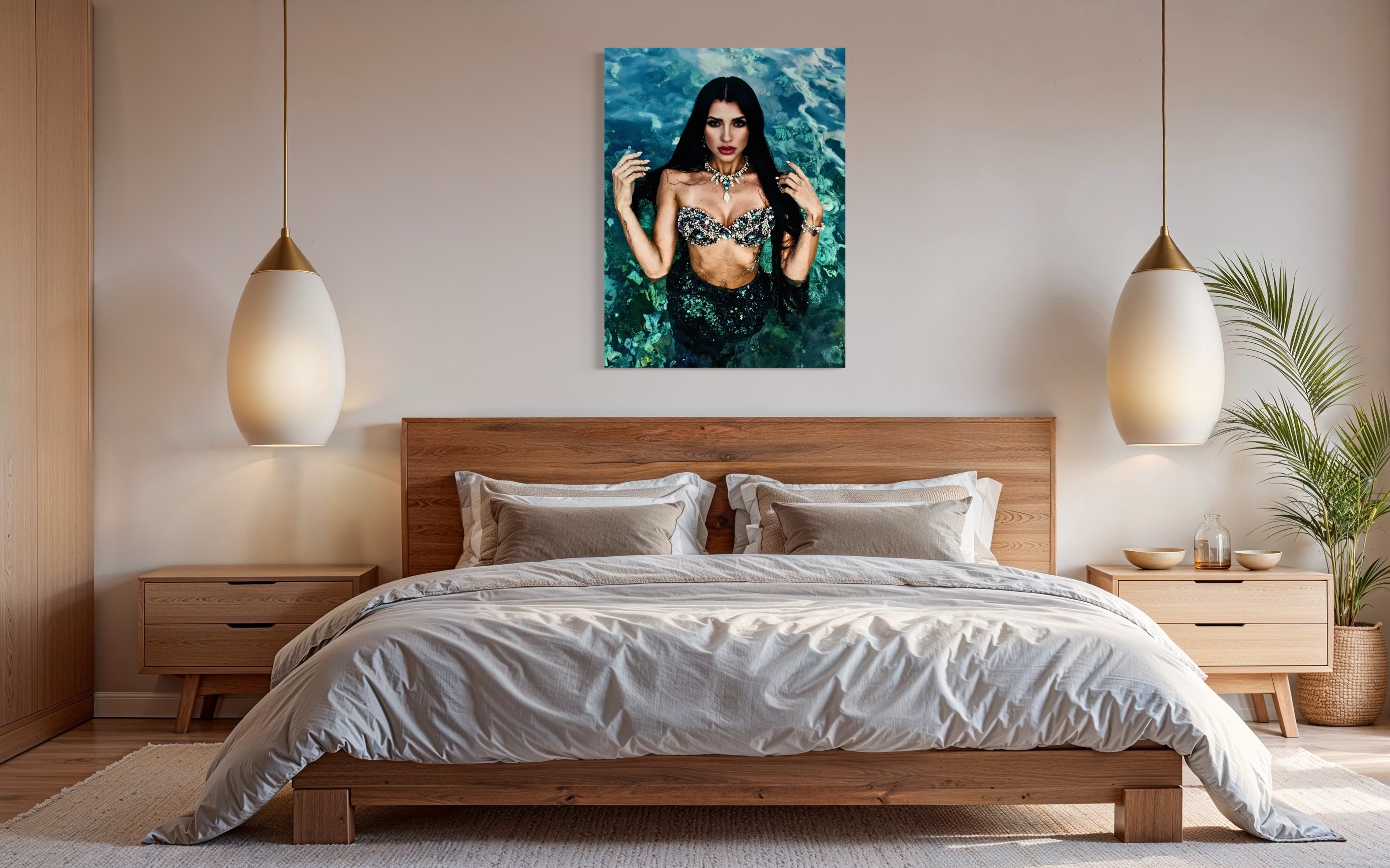 Arabesque Siren of the Mediterranean Sea Museum Print
