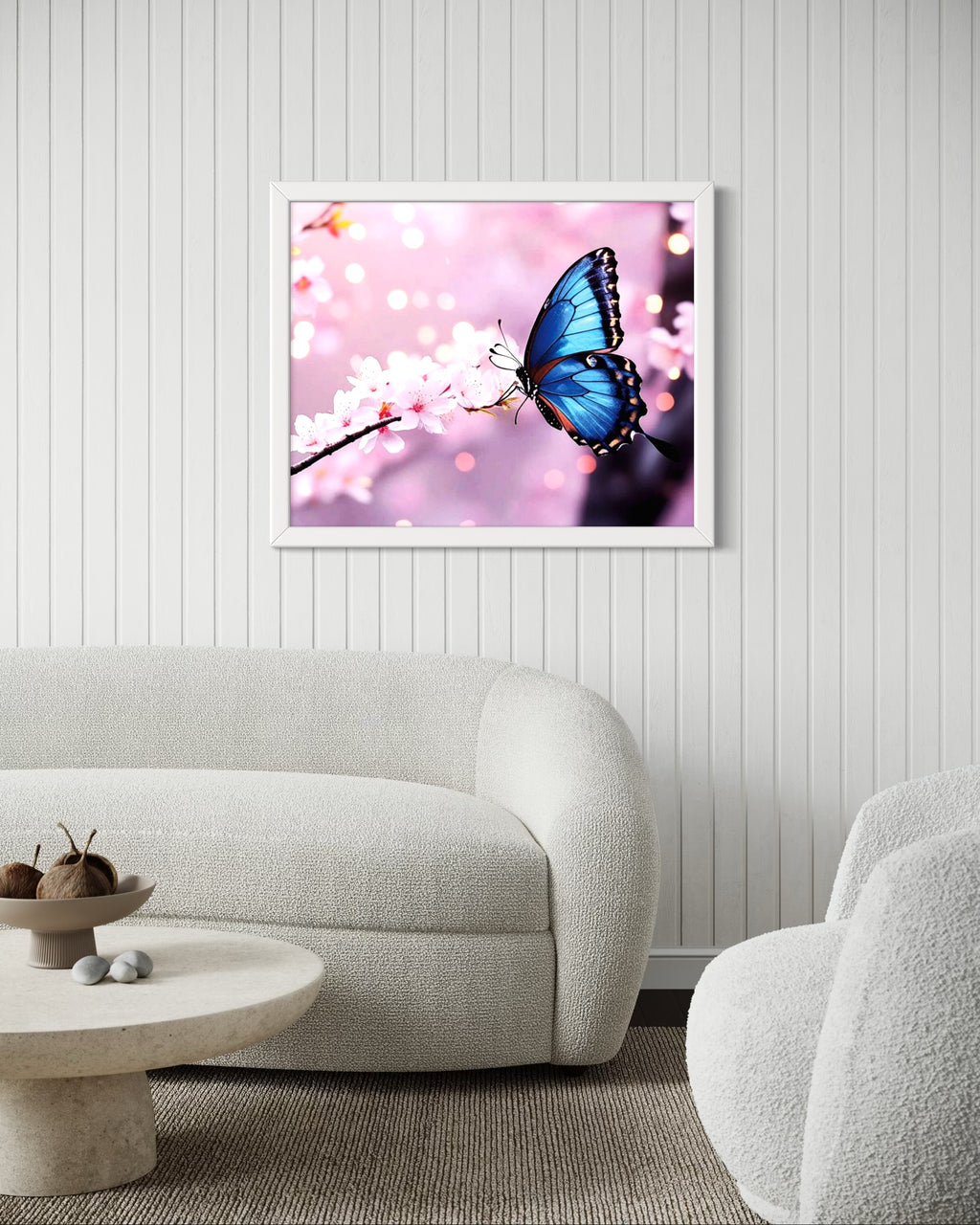 Butterfly Blossoms Museum Print
