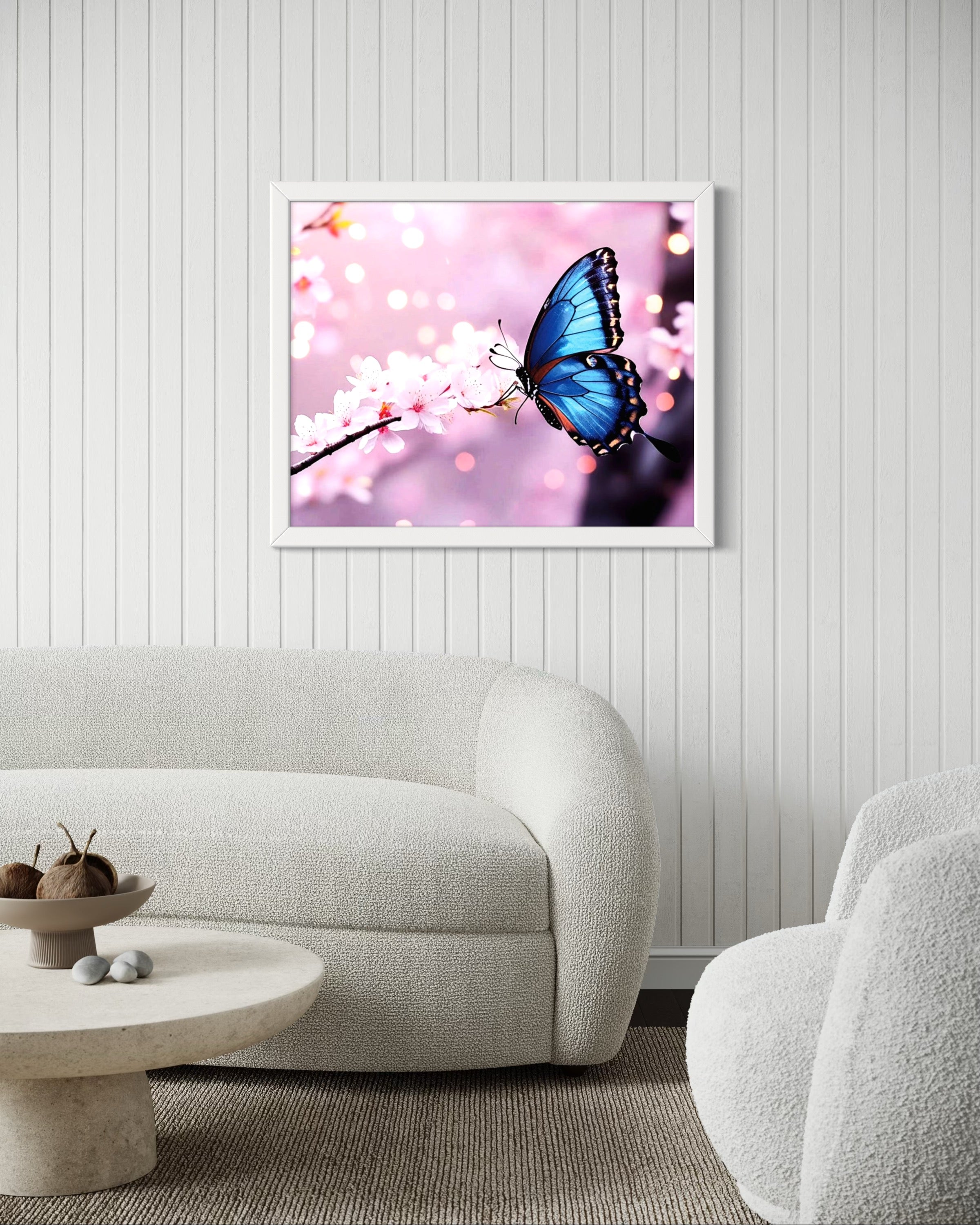 Butterfly Blossoms Museum Print