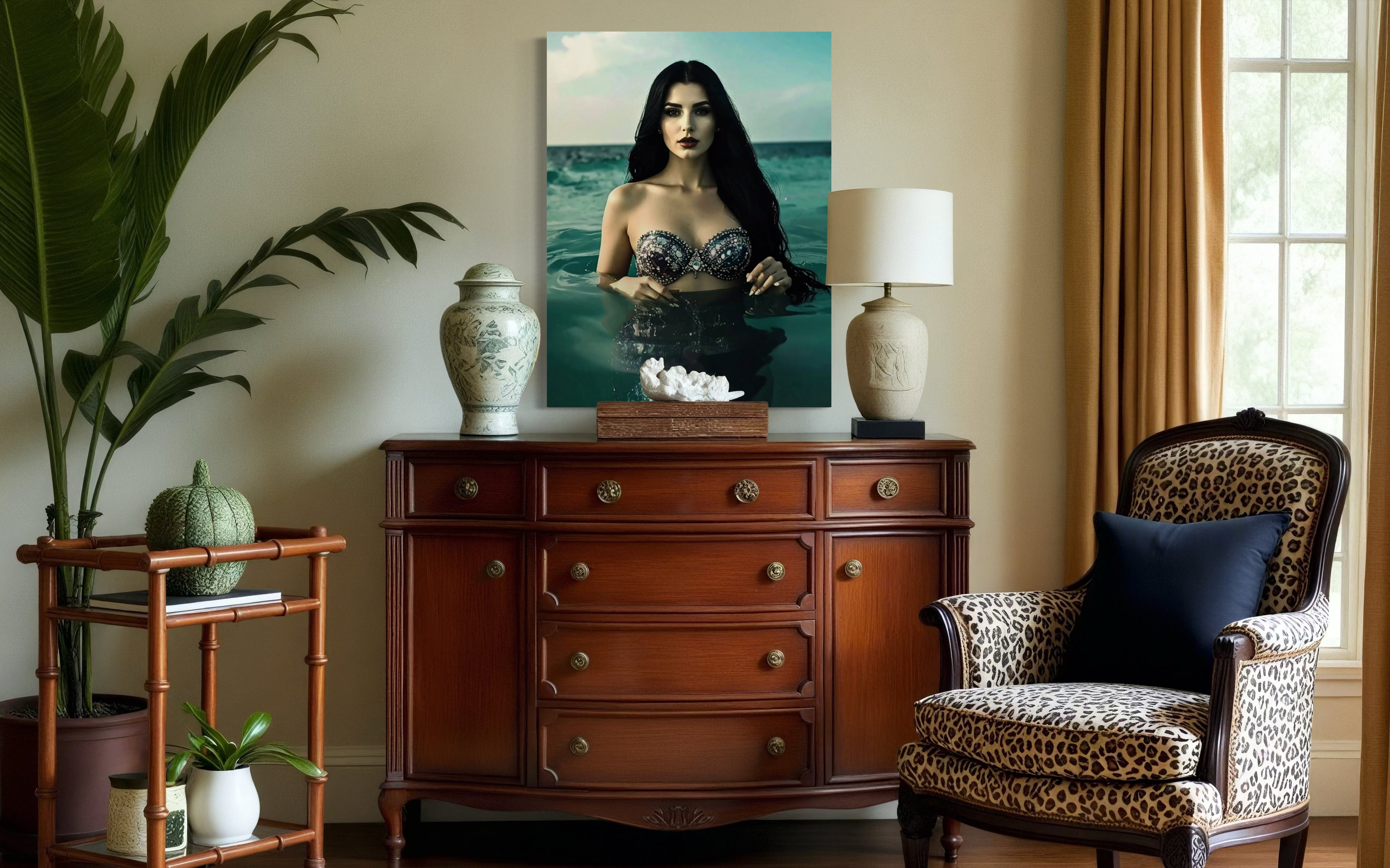 Lilith Siren of Loch Ness Museum Print