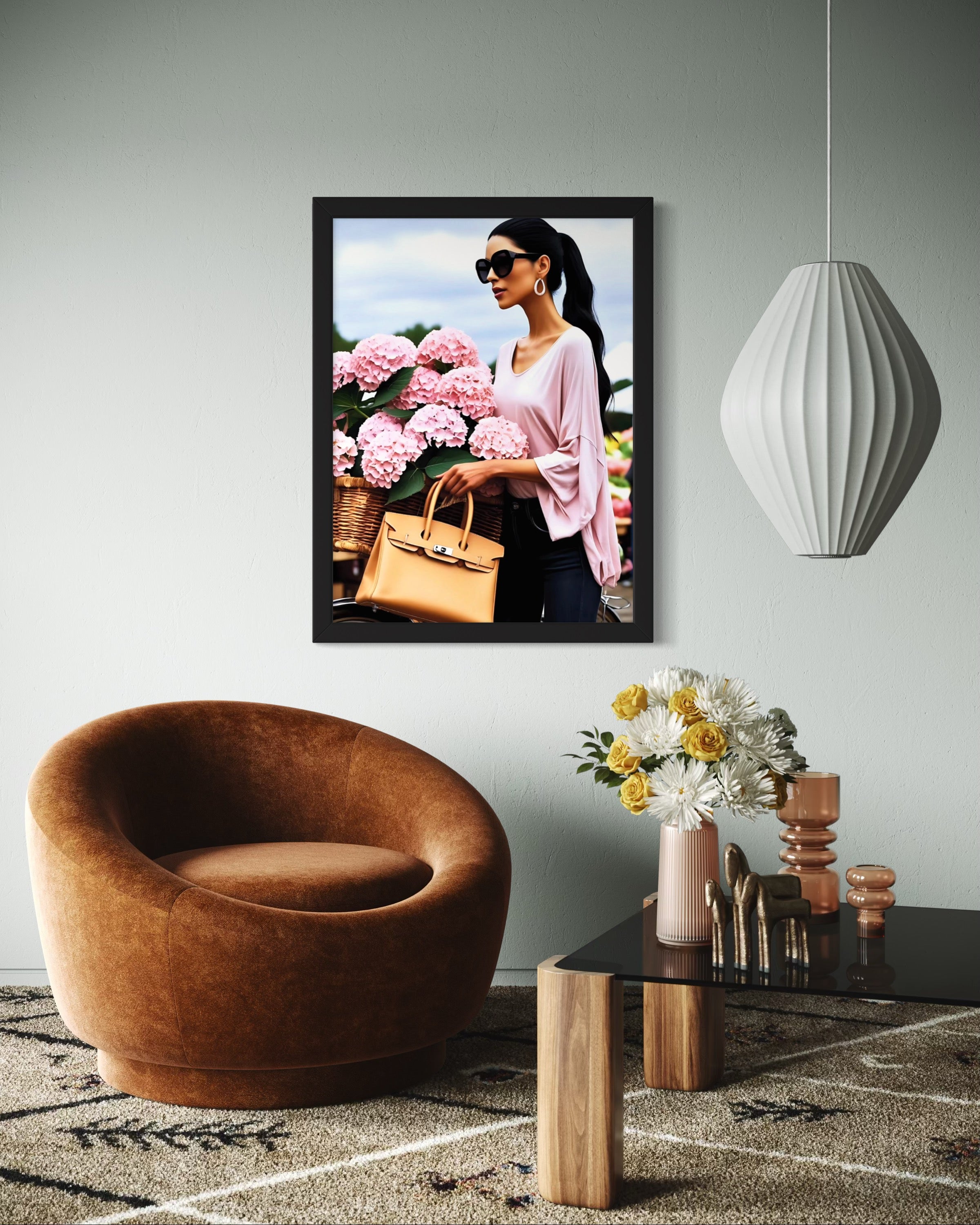 Farmer's Market Flowers Museum Print