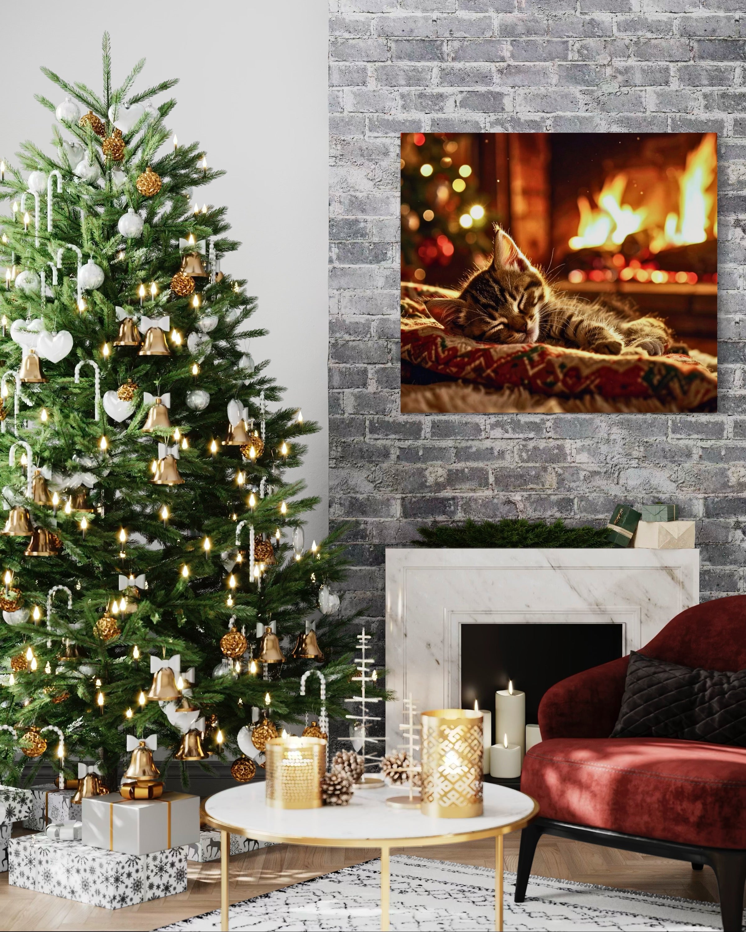 Magic Christmas Kitten Dreams