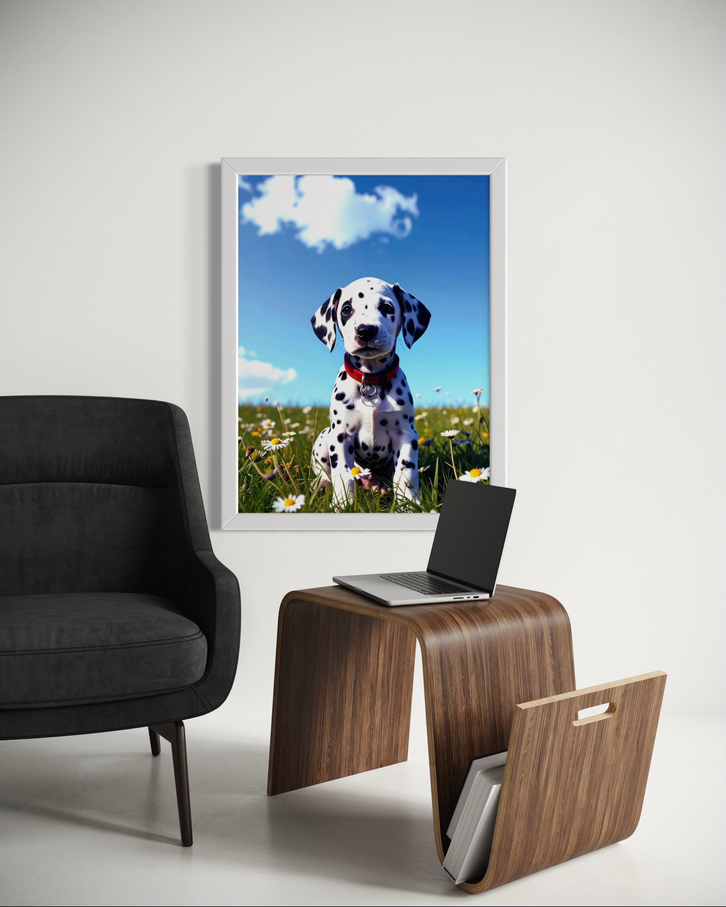 Dalmatian Puppy on a Sunny Day Museum Print
