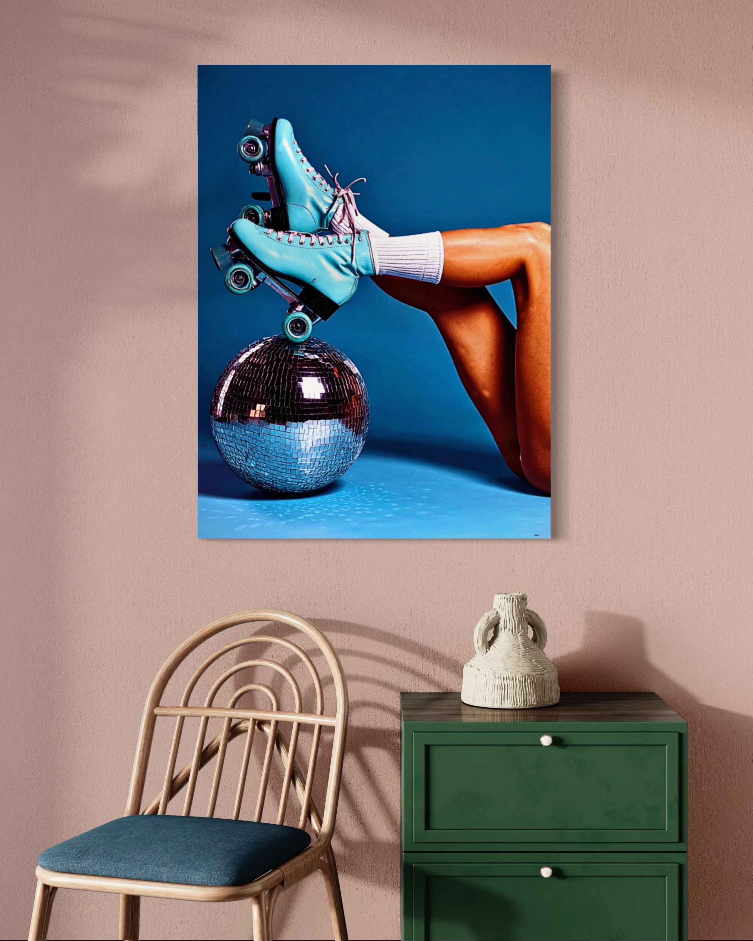 Retro Roller Skates Museum Print