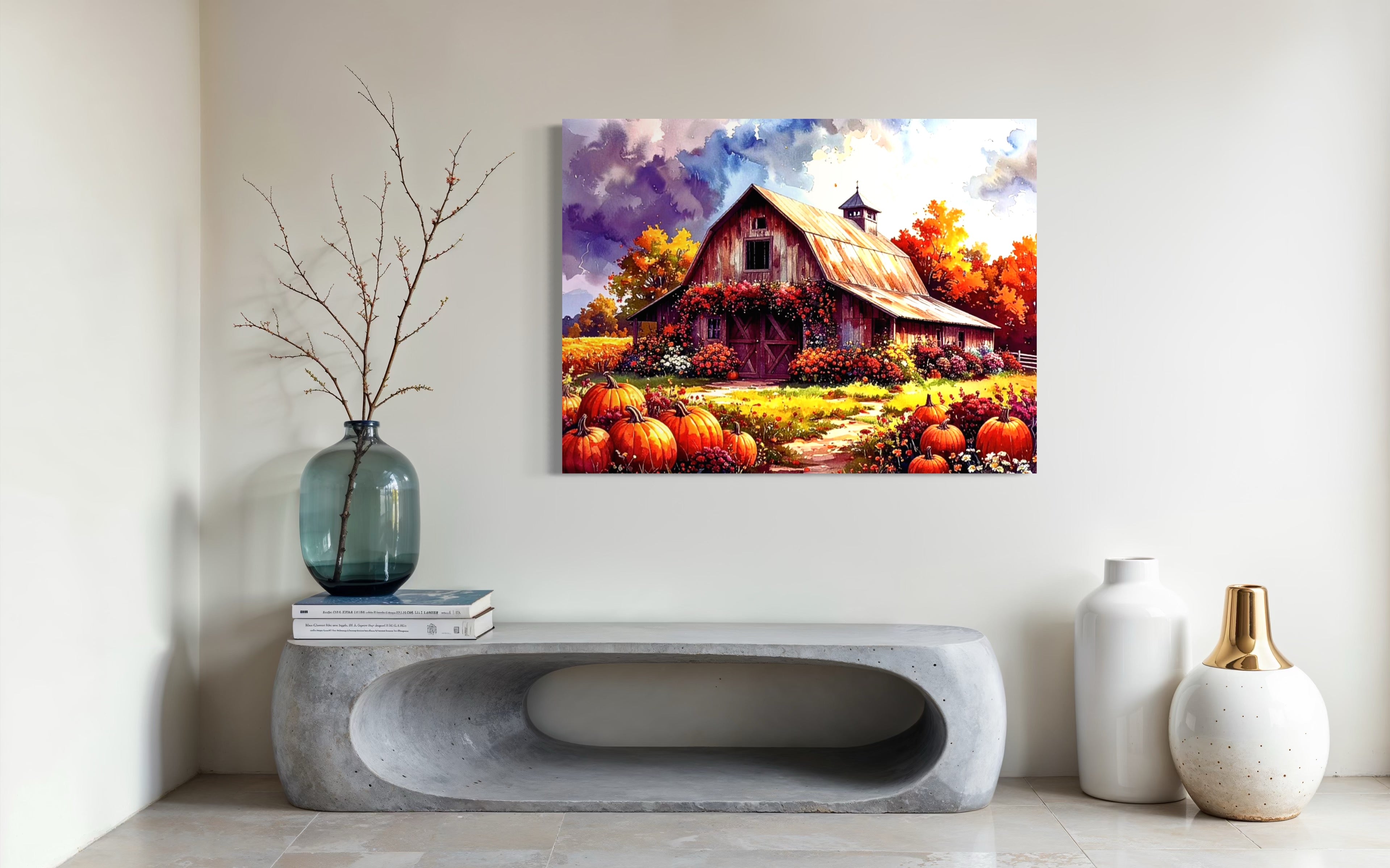Pumpkin Farm Landscape