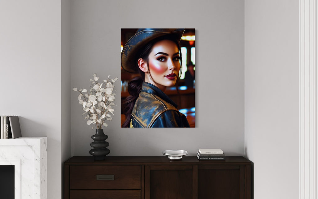 Saloon Cowgirl Museum Print