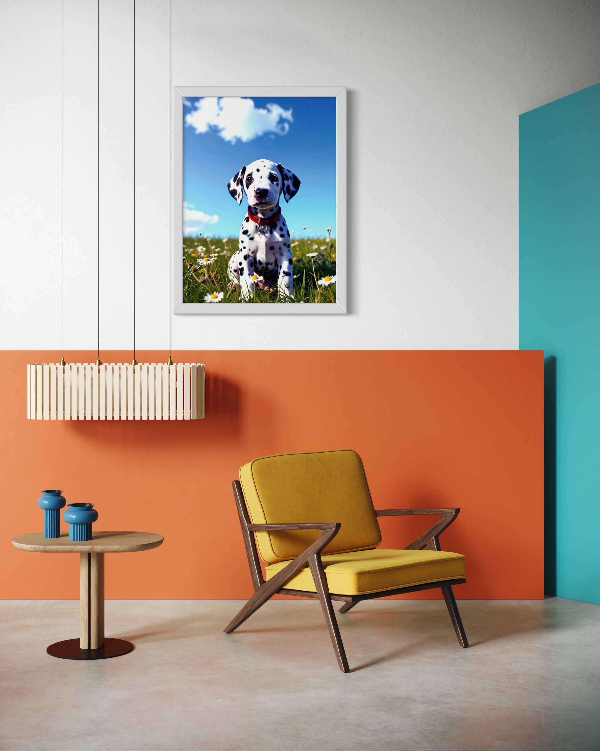 Dalmatian Puppy on a Sunny Day Museum Print