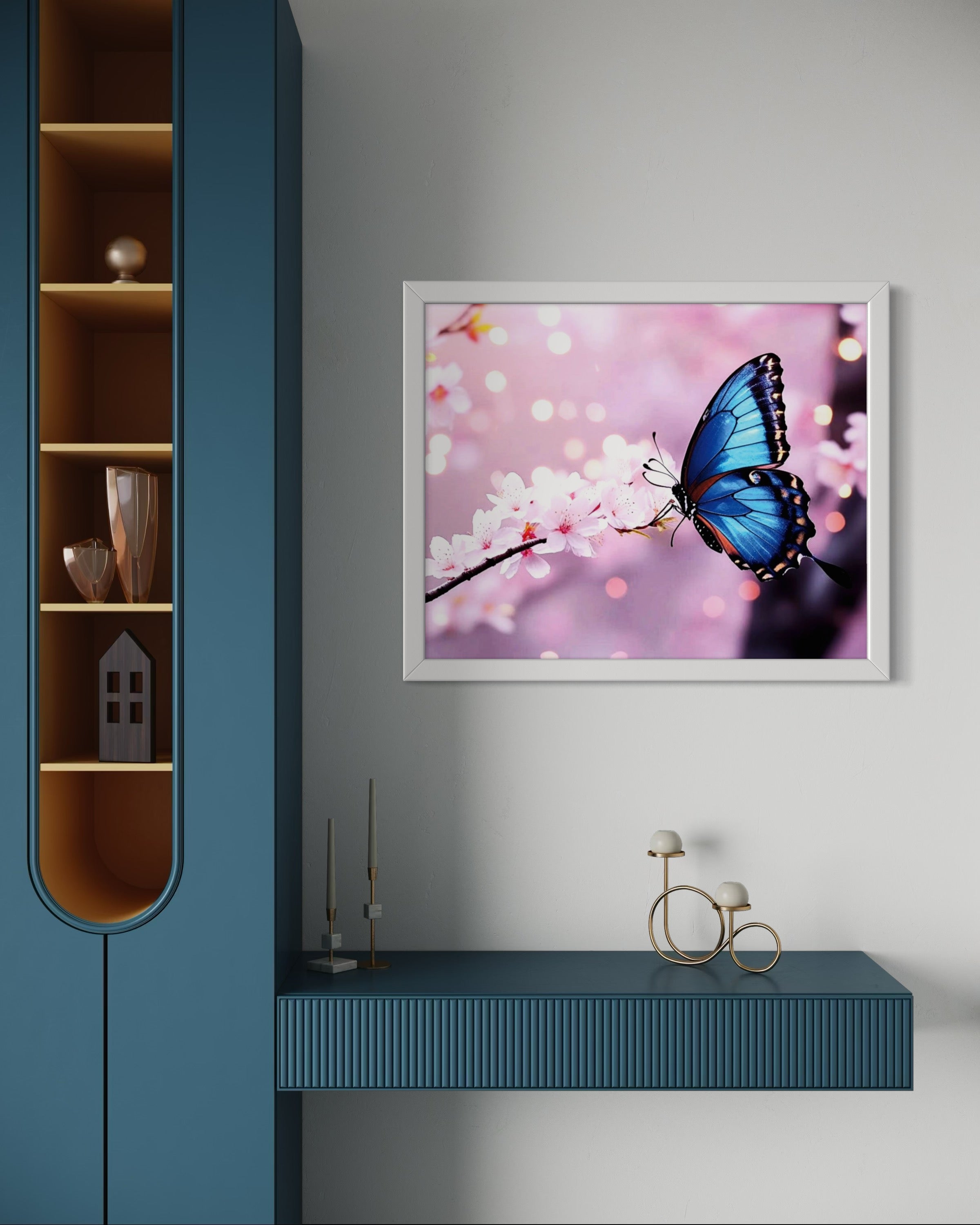 Butterfly Blossoms Museum Print