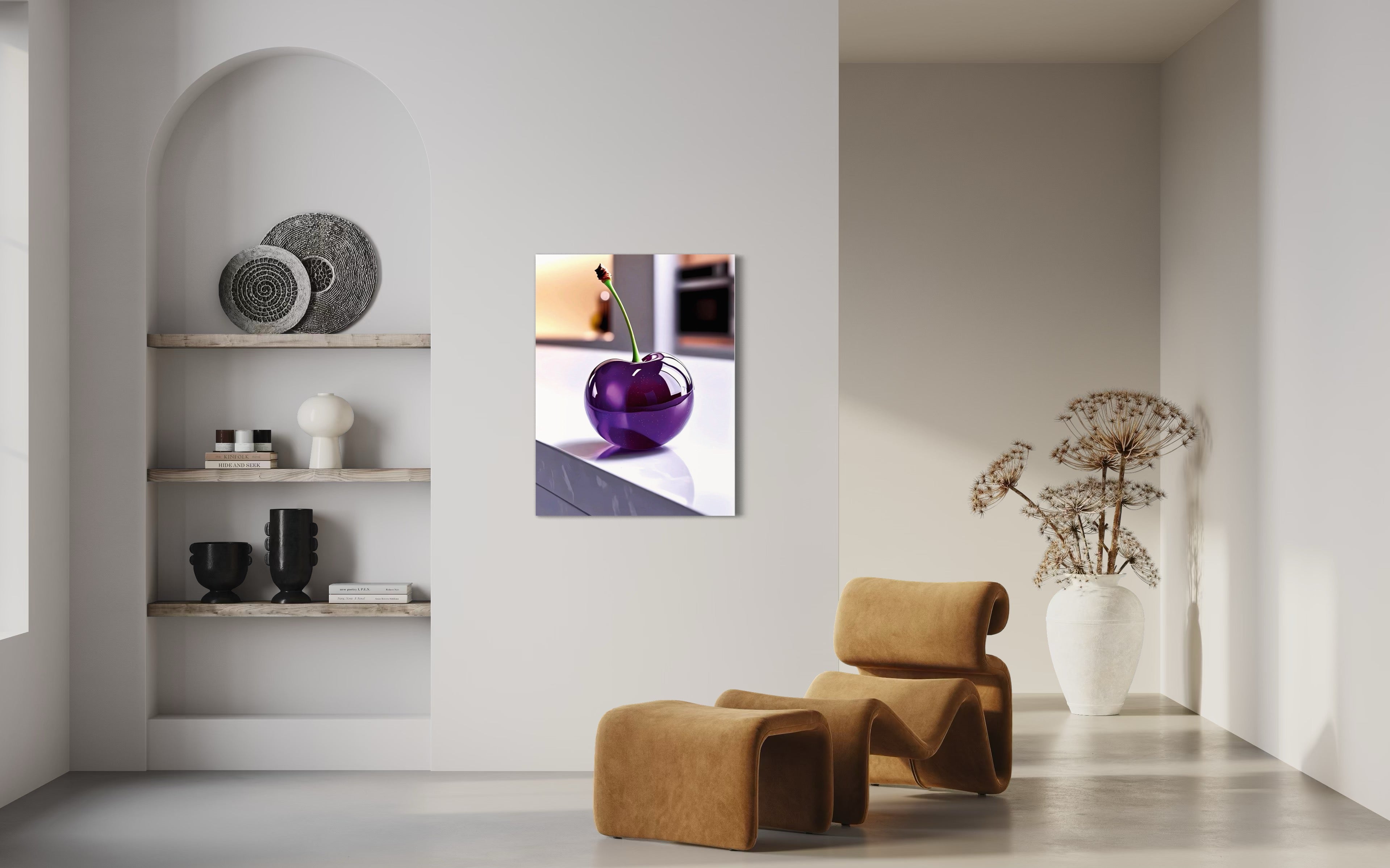 Grape Glass Cherry Museum Print