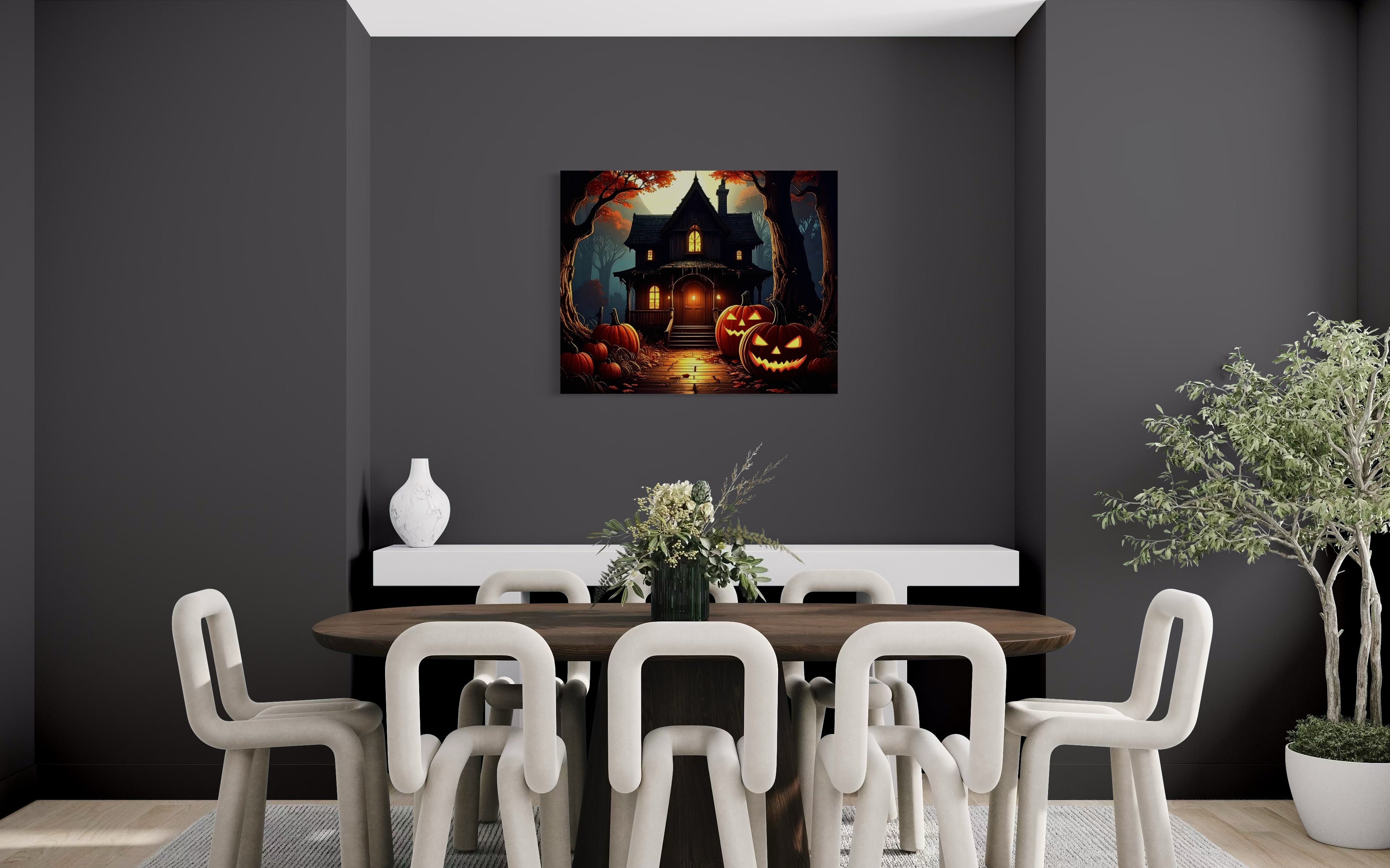 Halloween House Porch