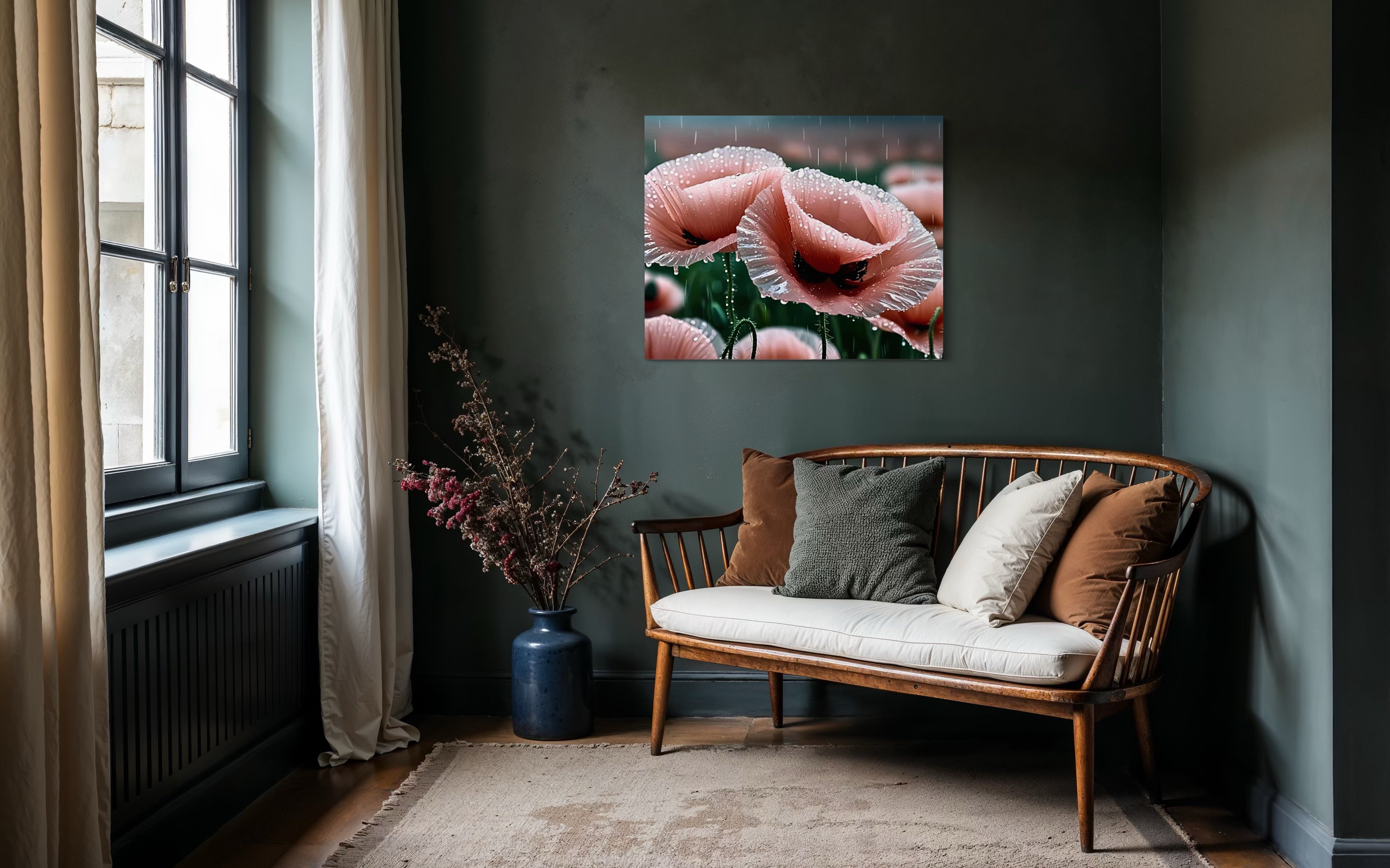 Pink Poppies Museum Print