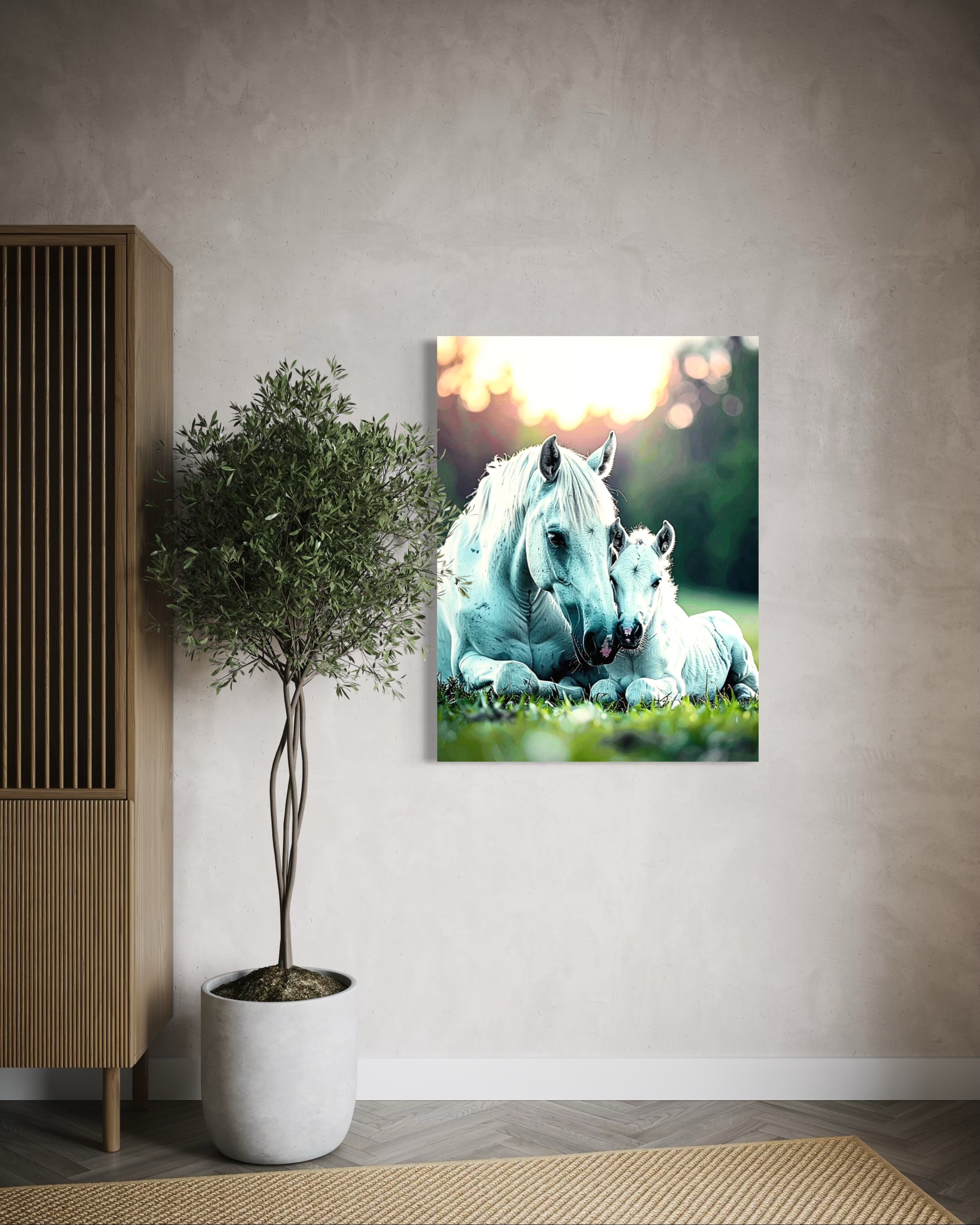 White Horse and Pony Museum Print