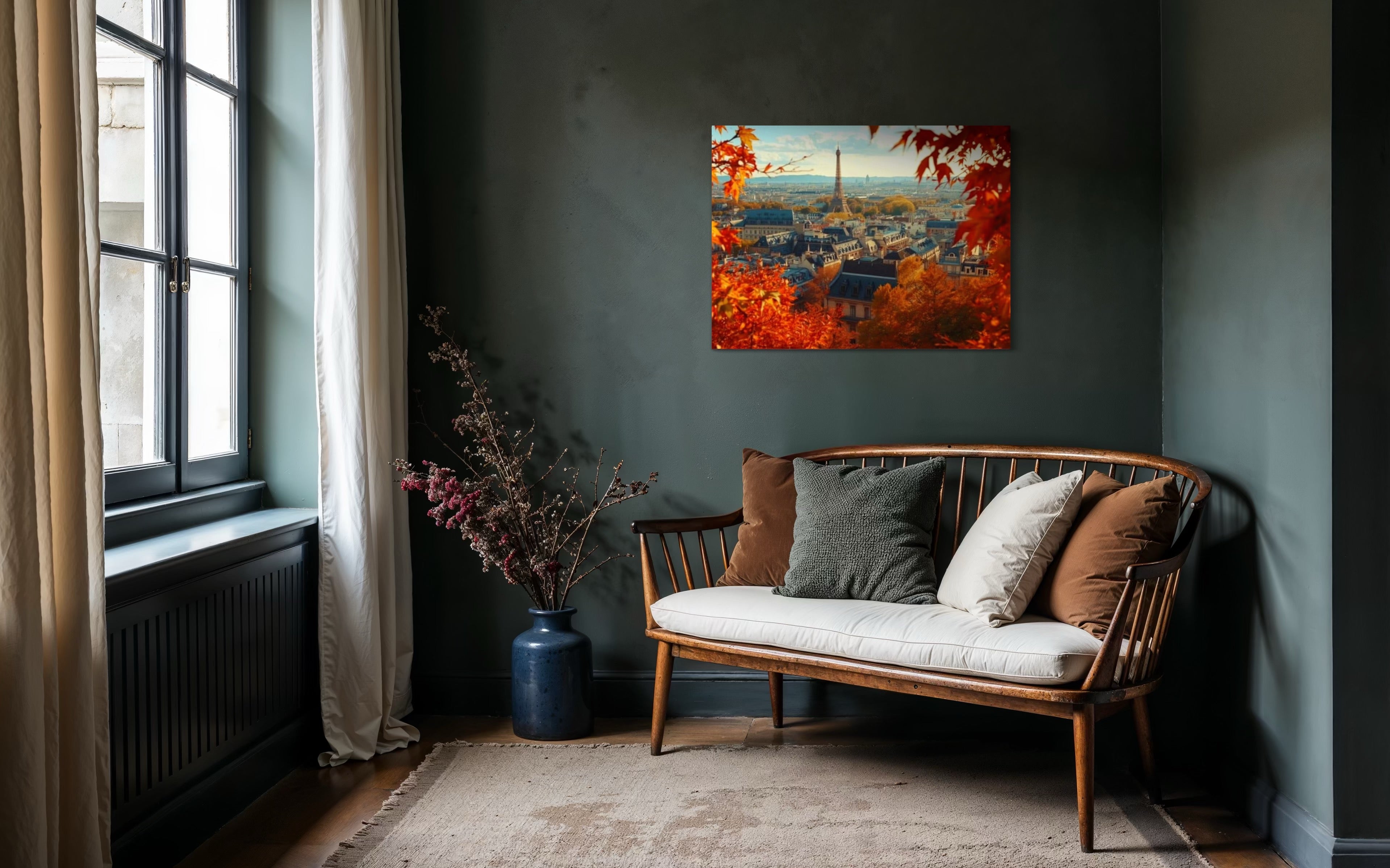 Autumn in Paris Museum Print
