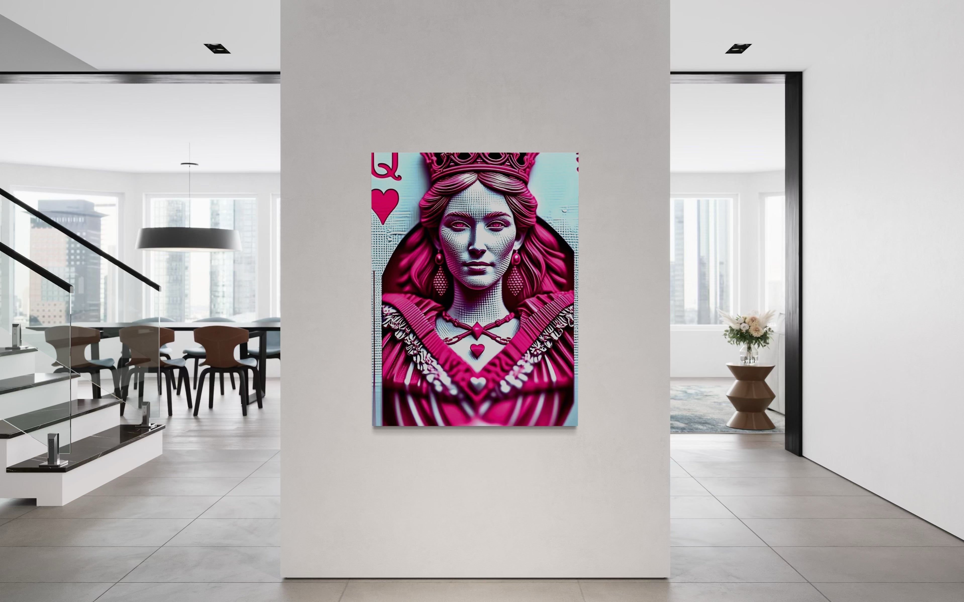 Queen of Hearts Card