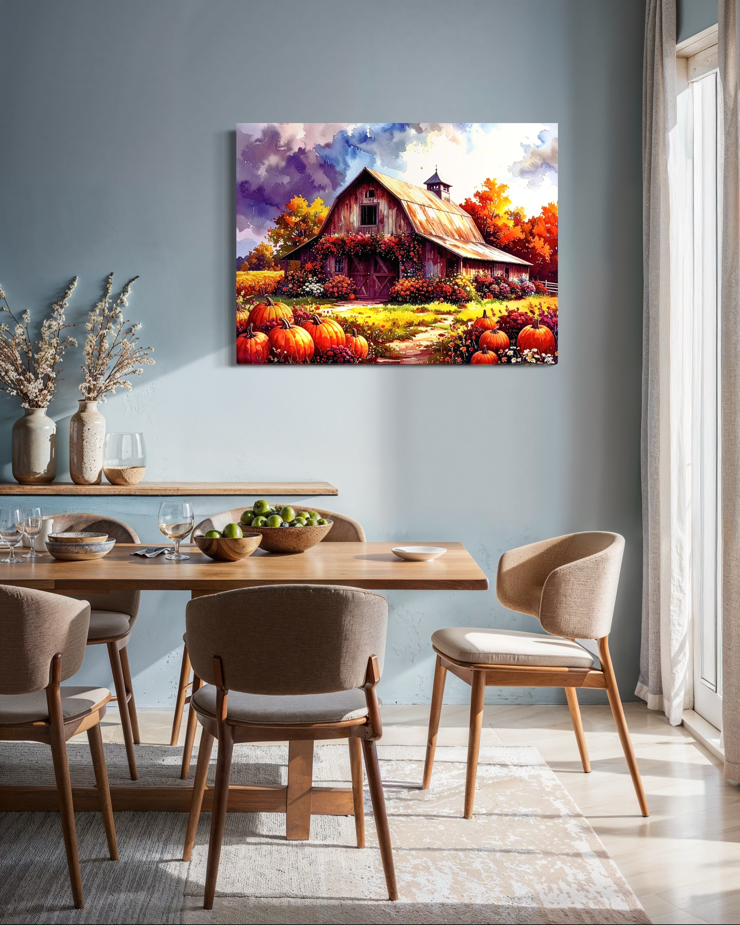 Pumpkin Farm Landscape