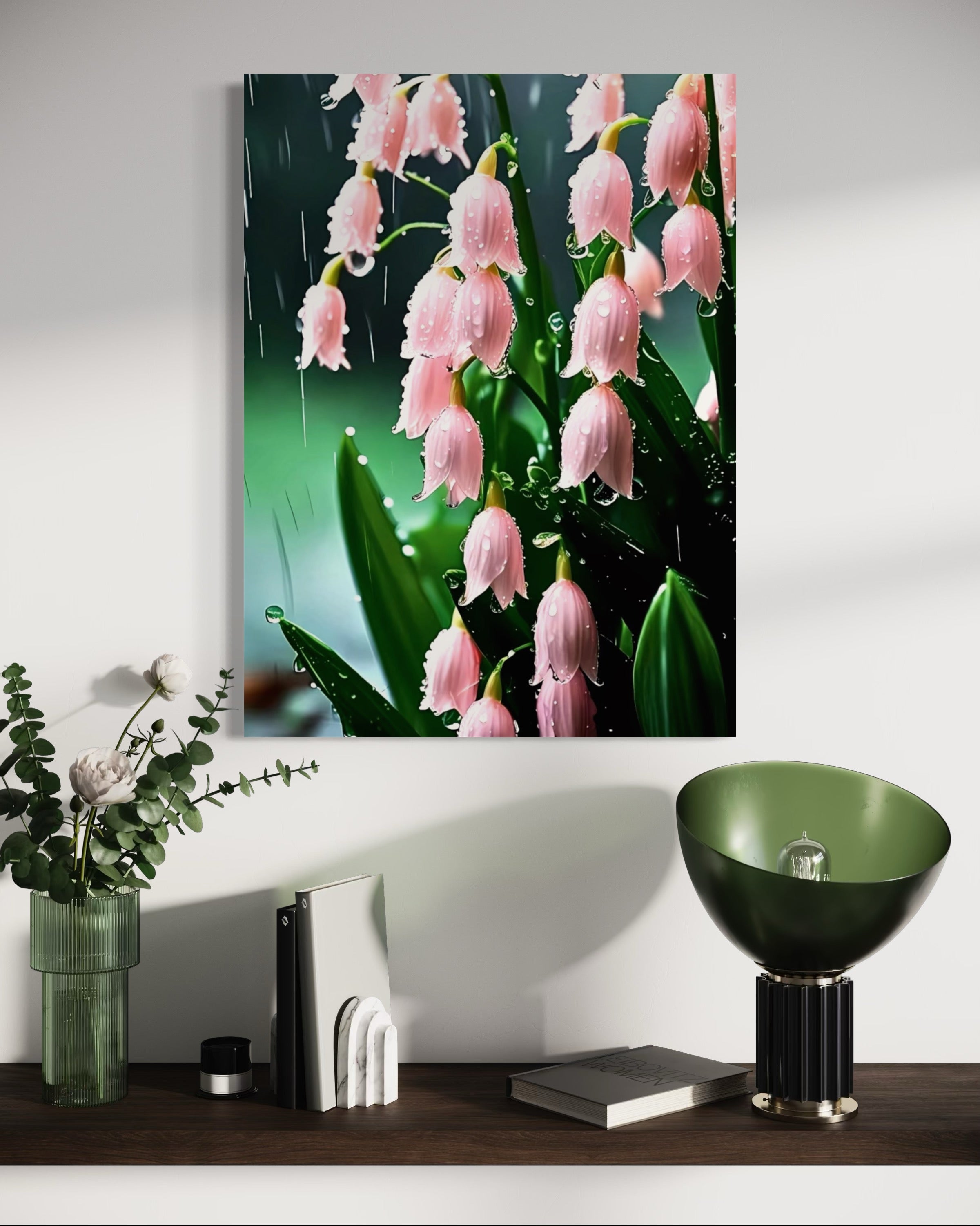 Lilies of the Valley in the Rain