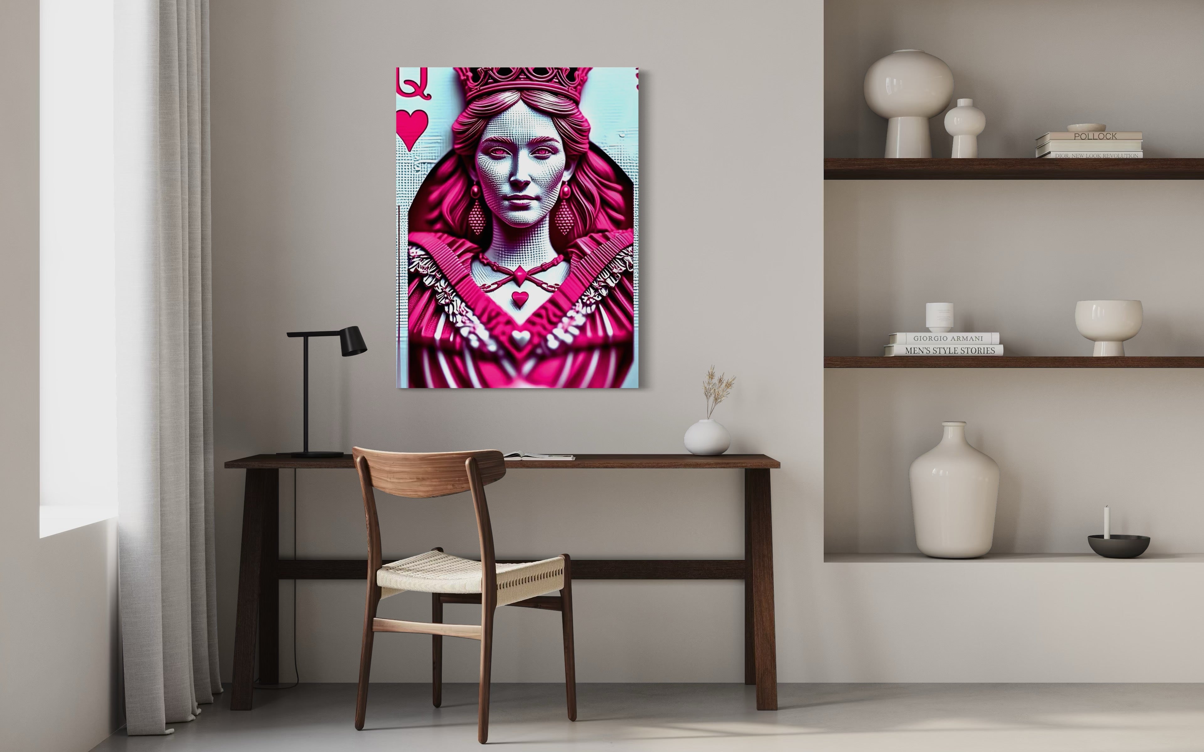 Queen of Hearts Card