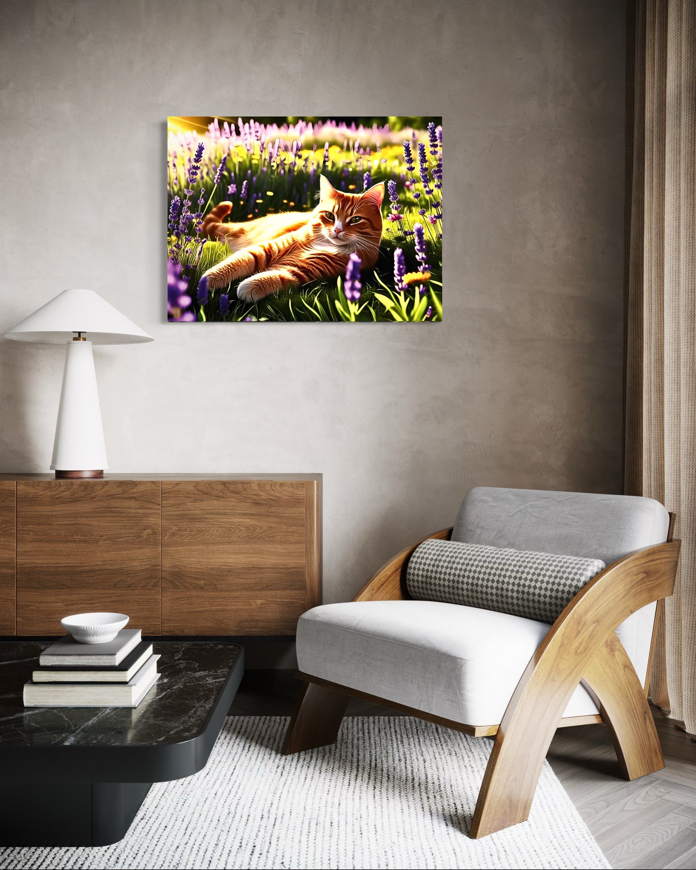 Sunning in the Meadow Museum Print