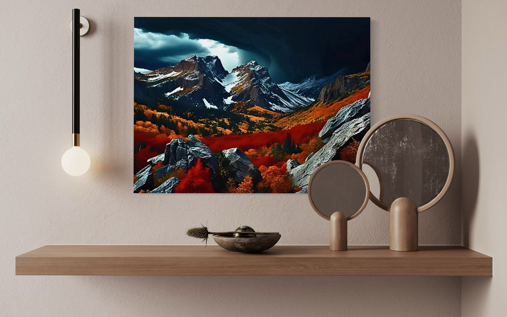 Storm over the Rockies in the Fall