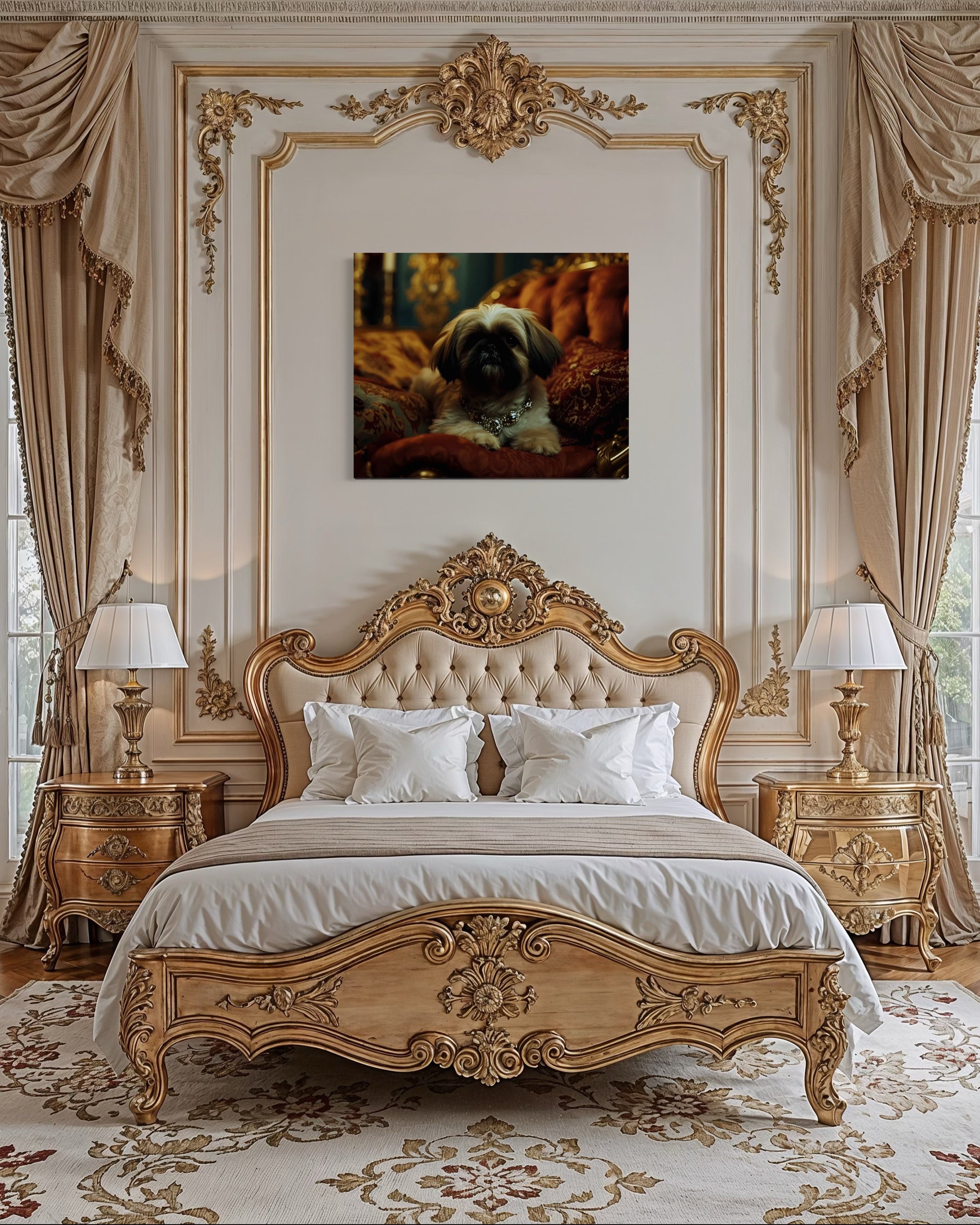 Victorian Royal Shih Tzu Portrait