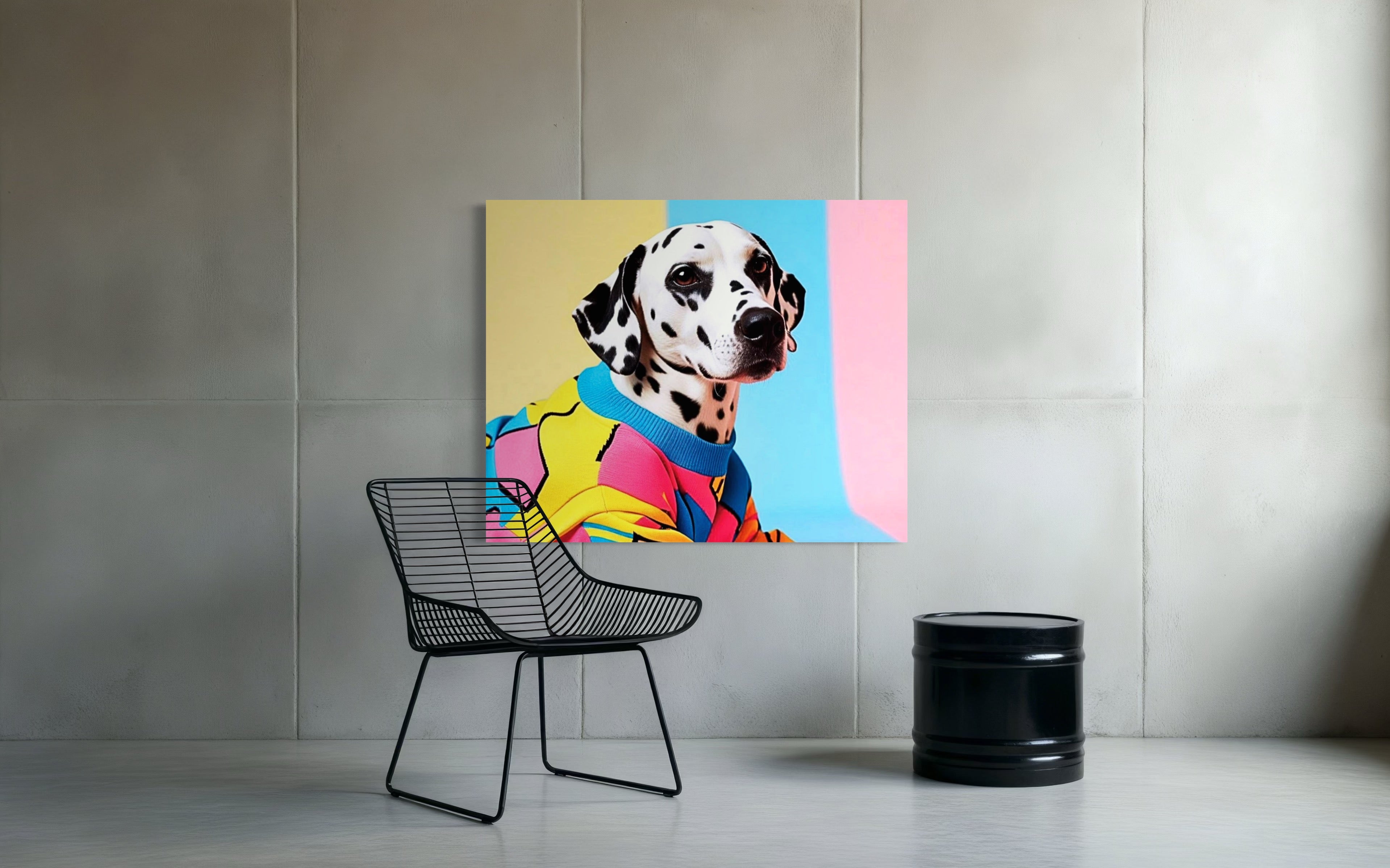 Retro Dalmatian Museum Print