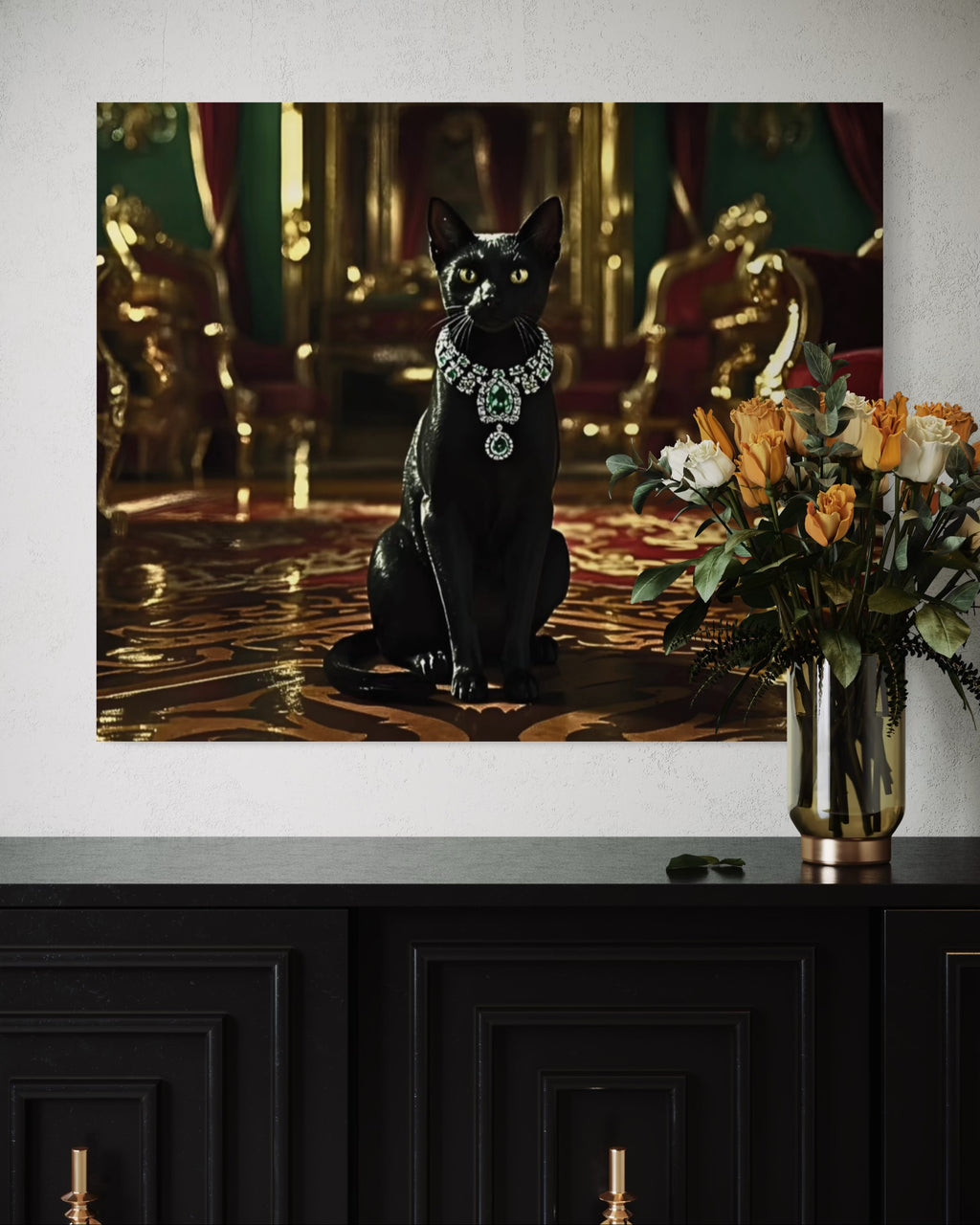 Victorian Royal Black Cat