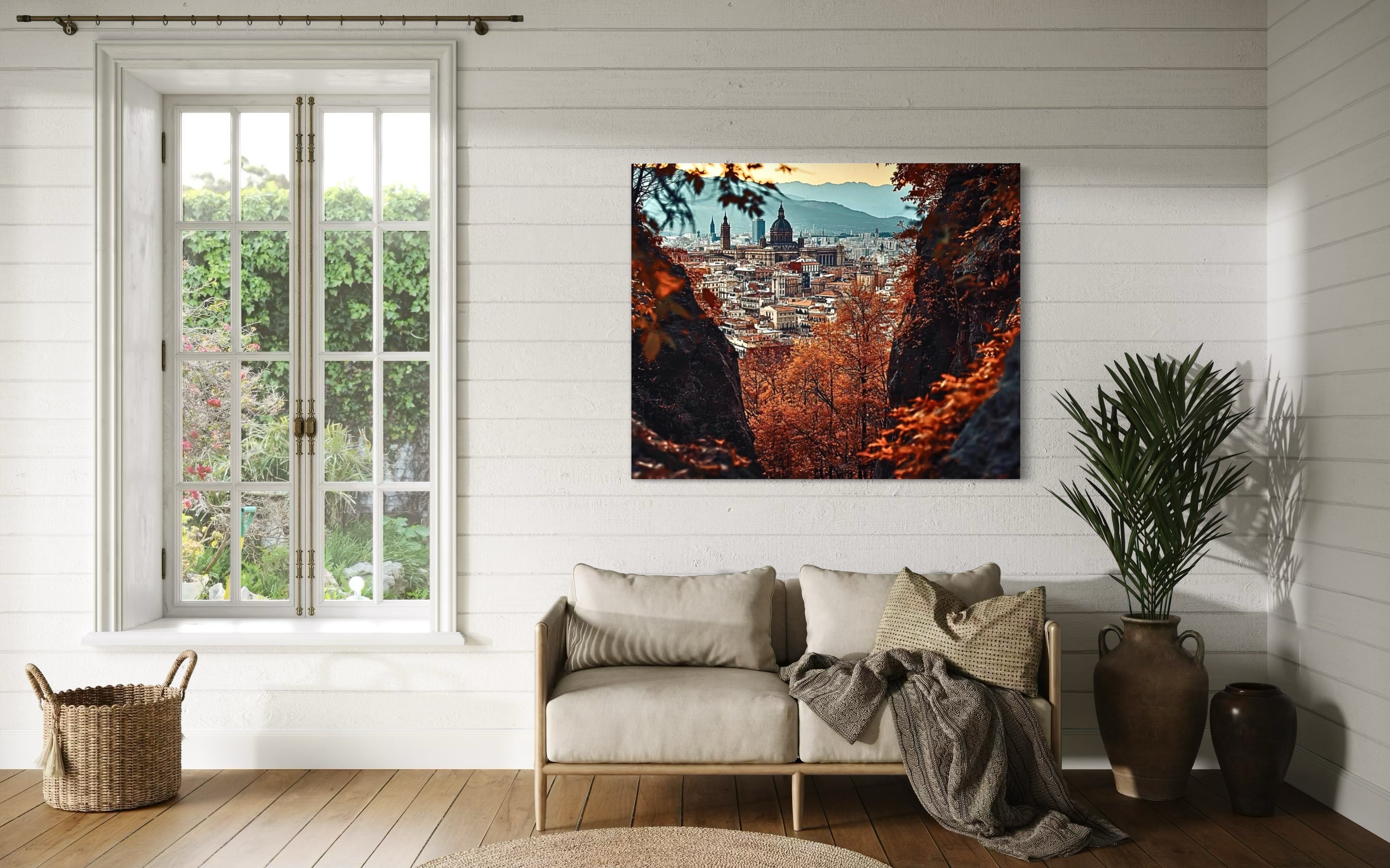 Barcelona in the Fall Museum Print