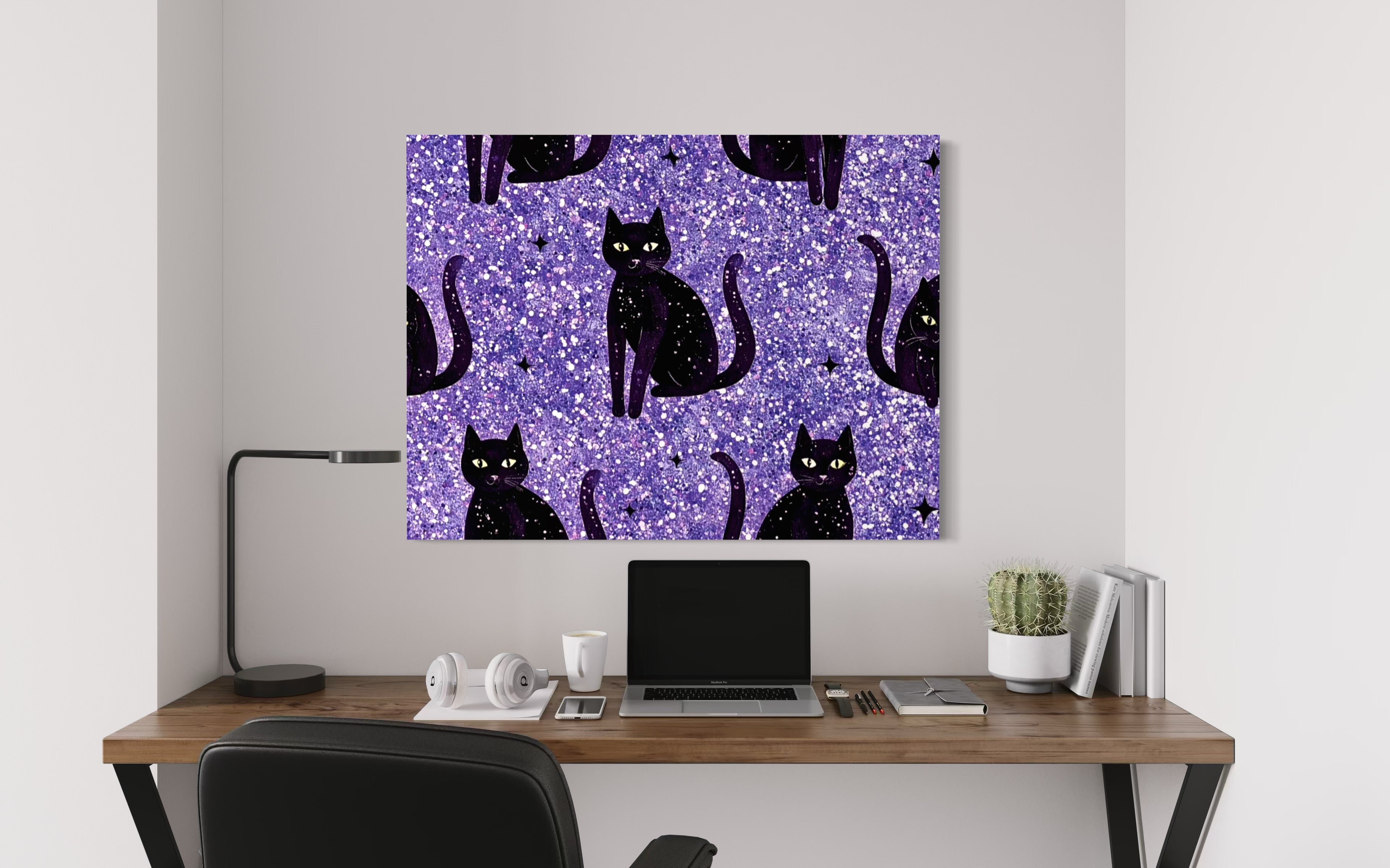 Sparkle Cat Pattern Print I
