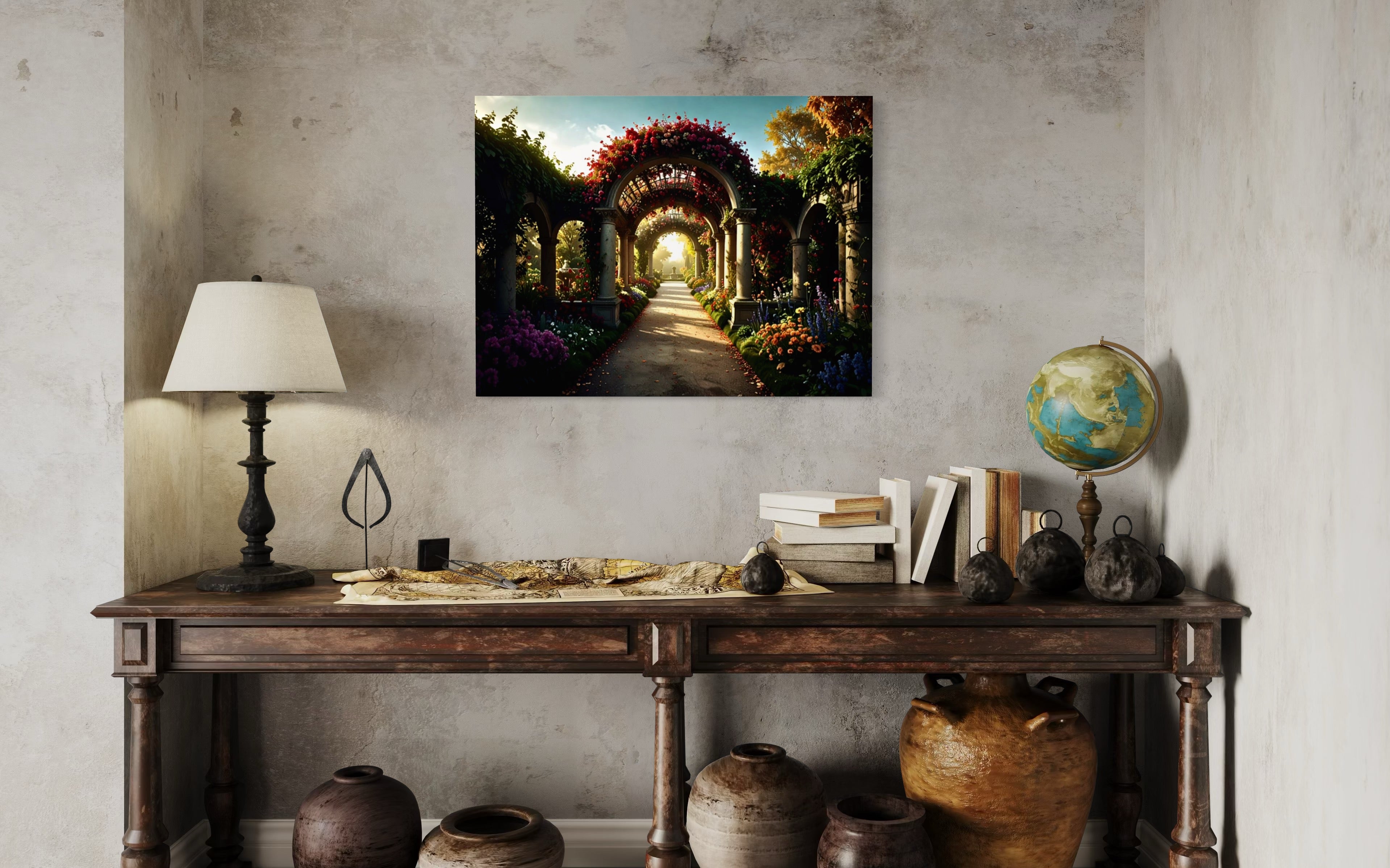 Fall Botanical Garden Museum Print