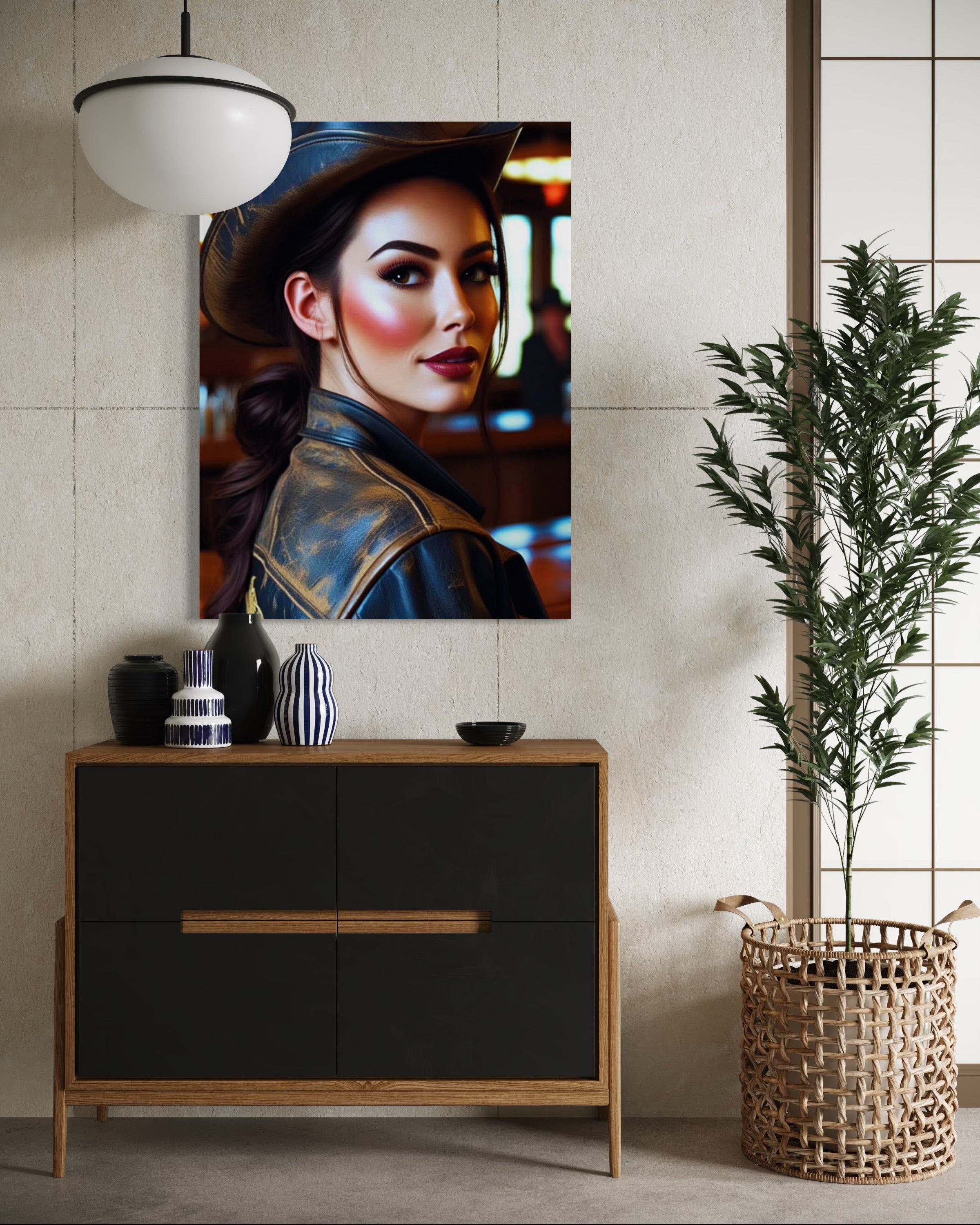 Saloon Cowgirl Museum Print