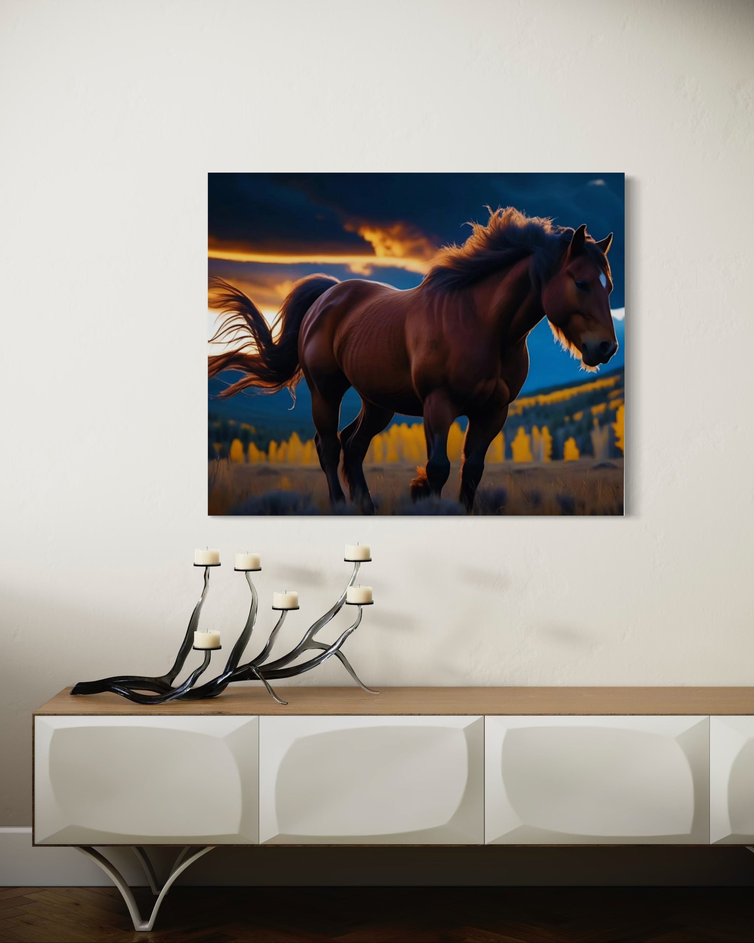 Montana Wild Horse Museum Print