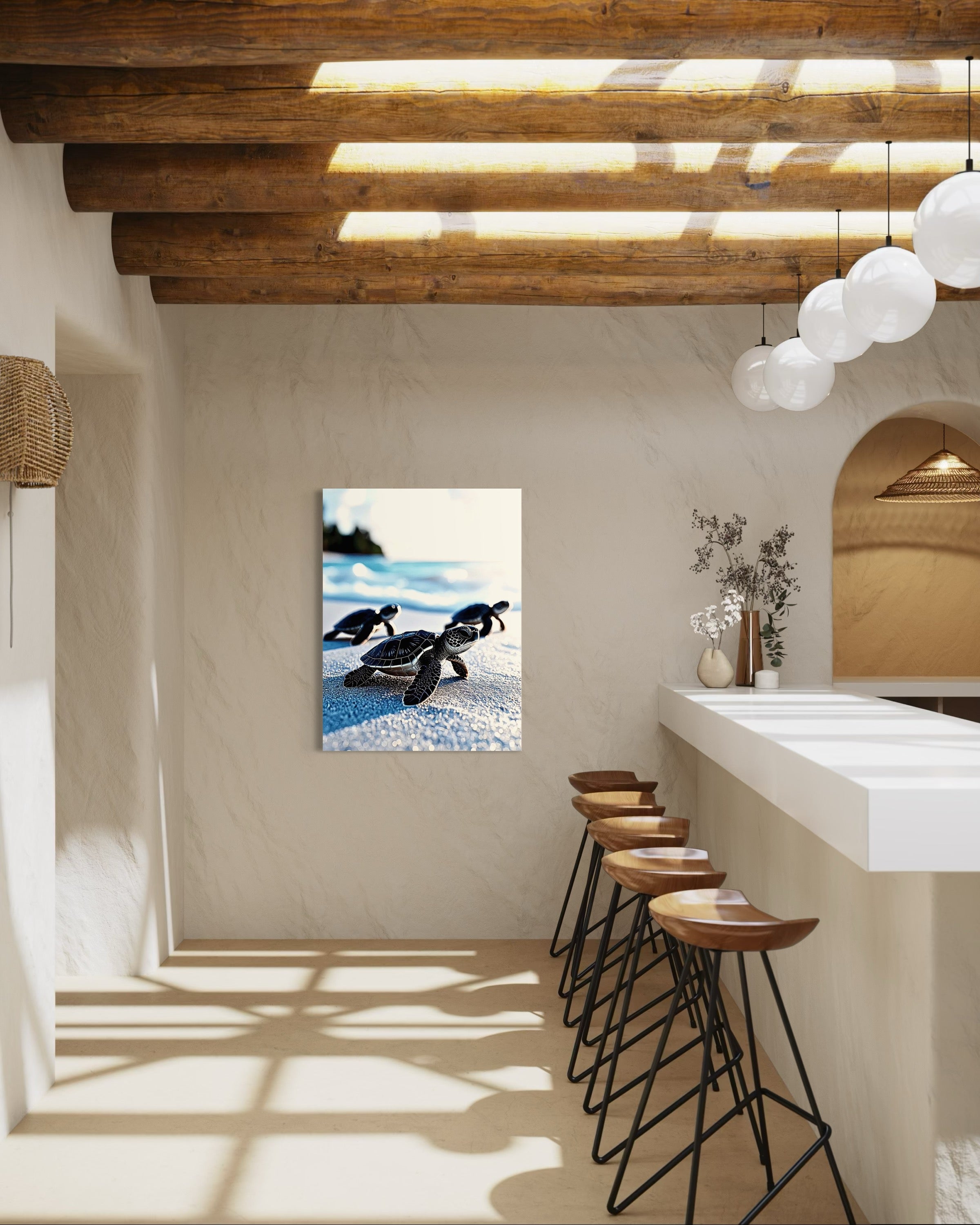 Baby Sea Turtles Museum Print