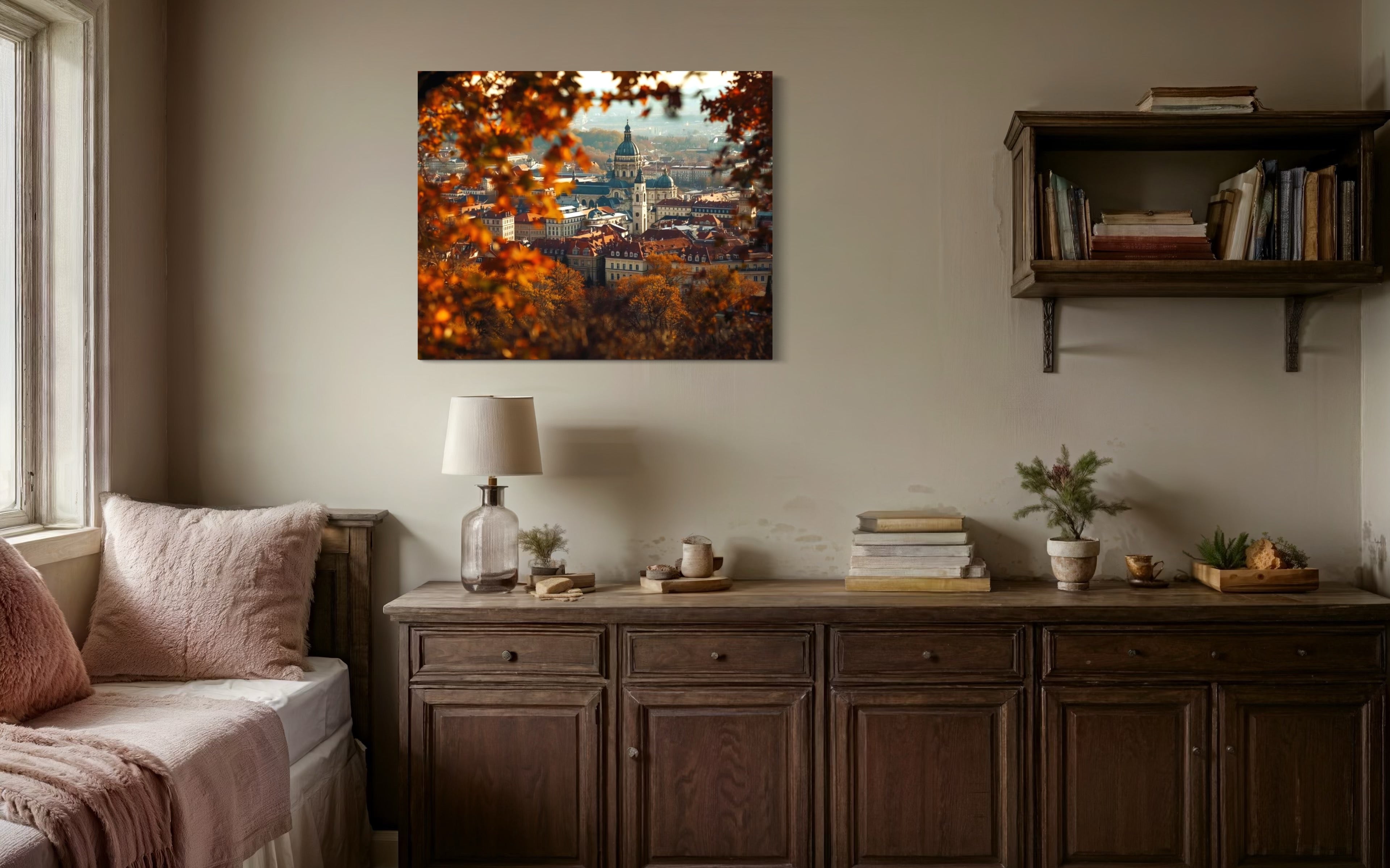 Autumn in Vienna Museum Print