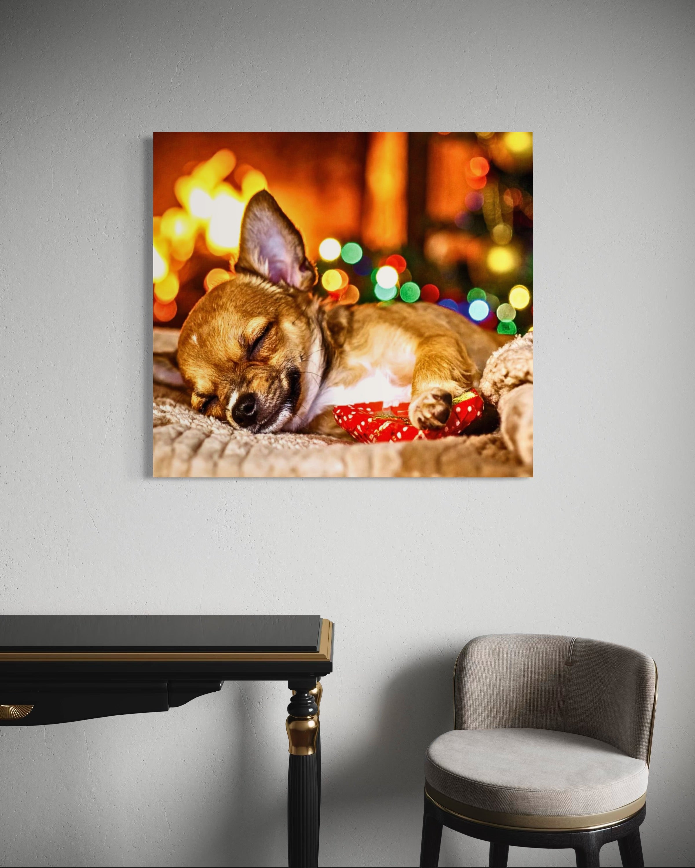 Magic Christmas Dreaming Chihuahua