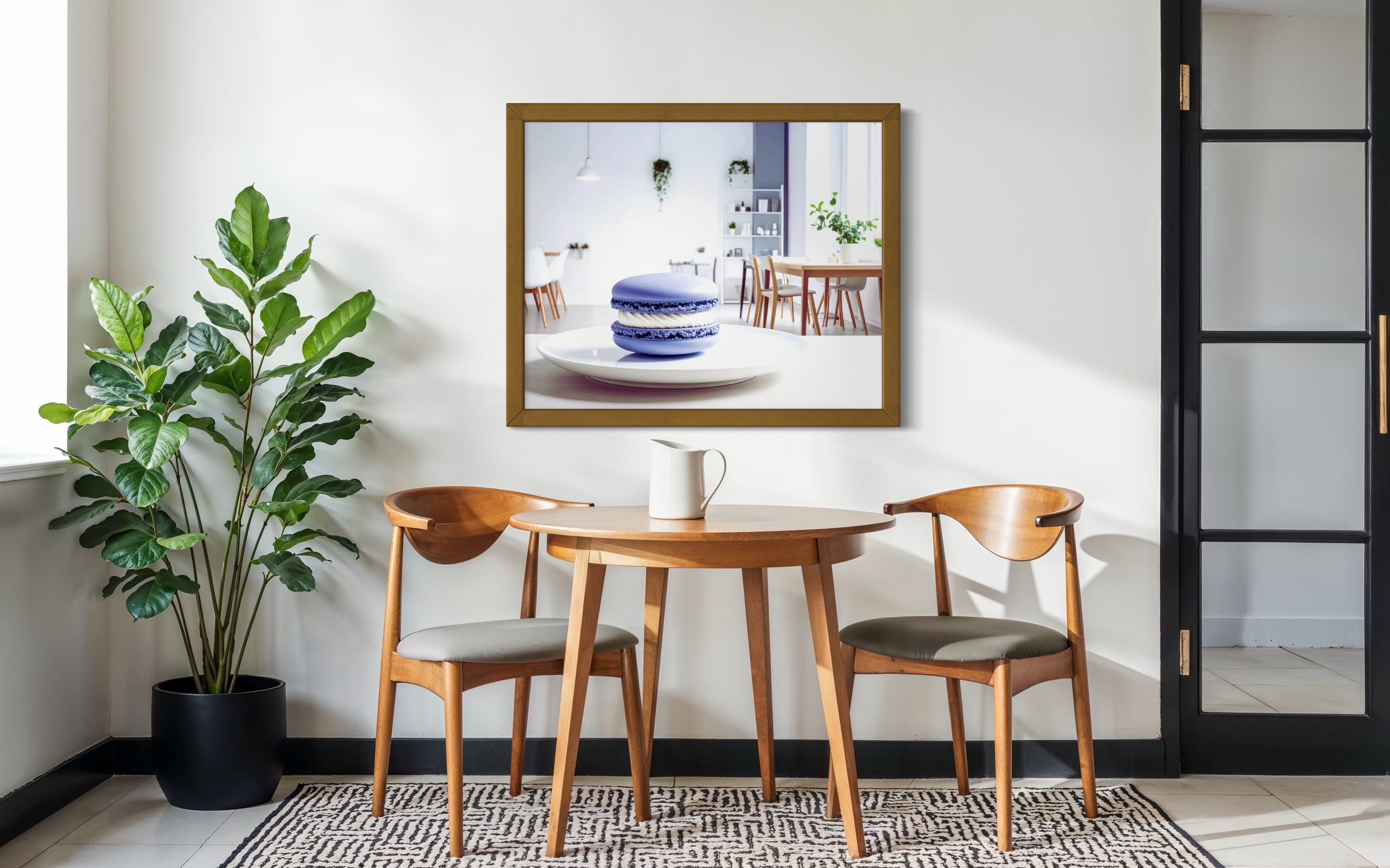 Periwinkle Macaroon Museum Print