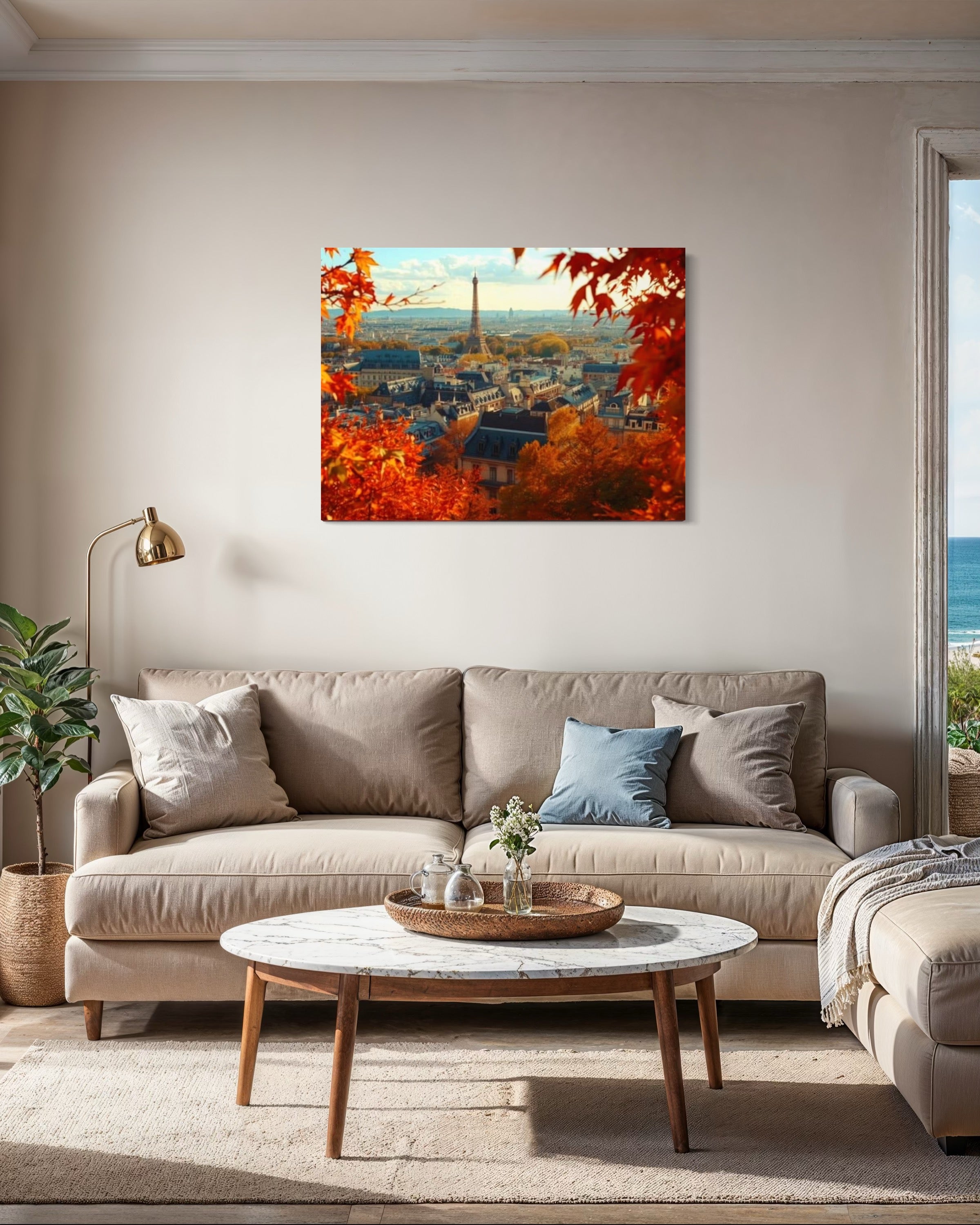 Autumn in Paris Museum Print