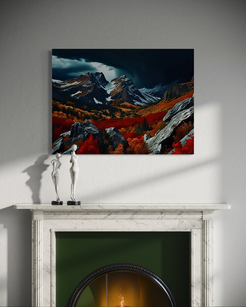 Storm over the Rockies in the Fall