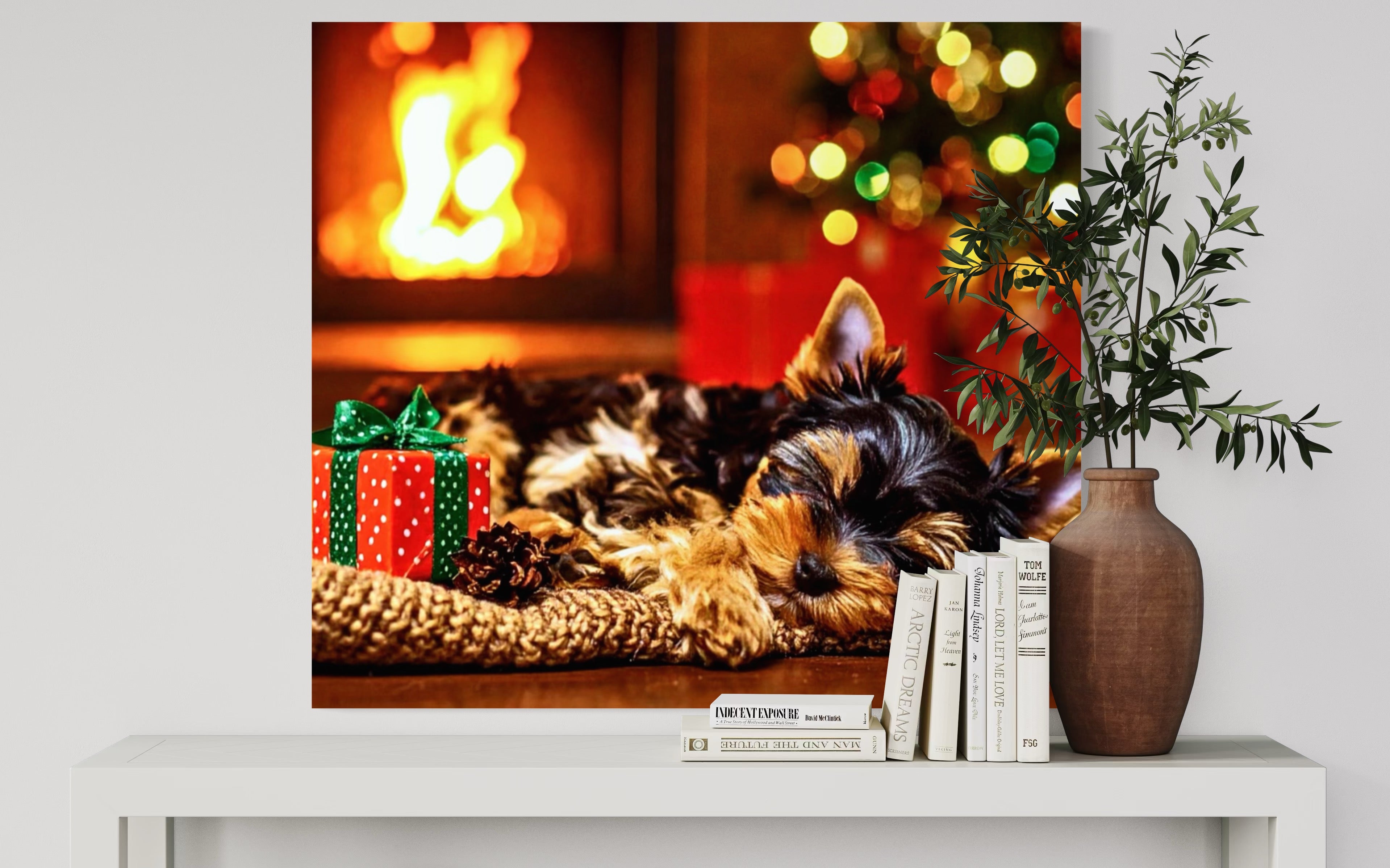 Magical Christmas Yorkie Dreams