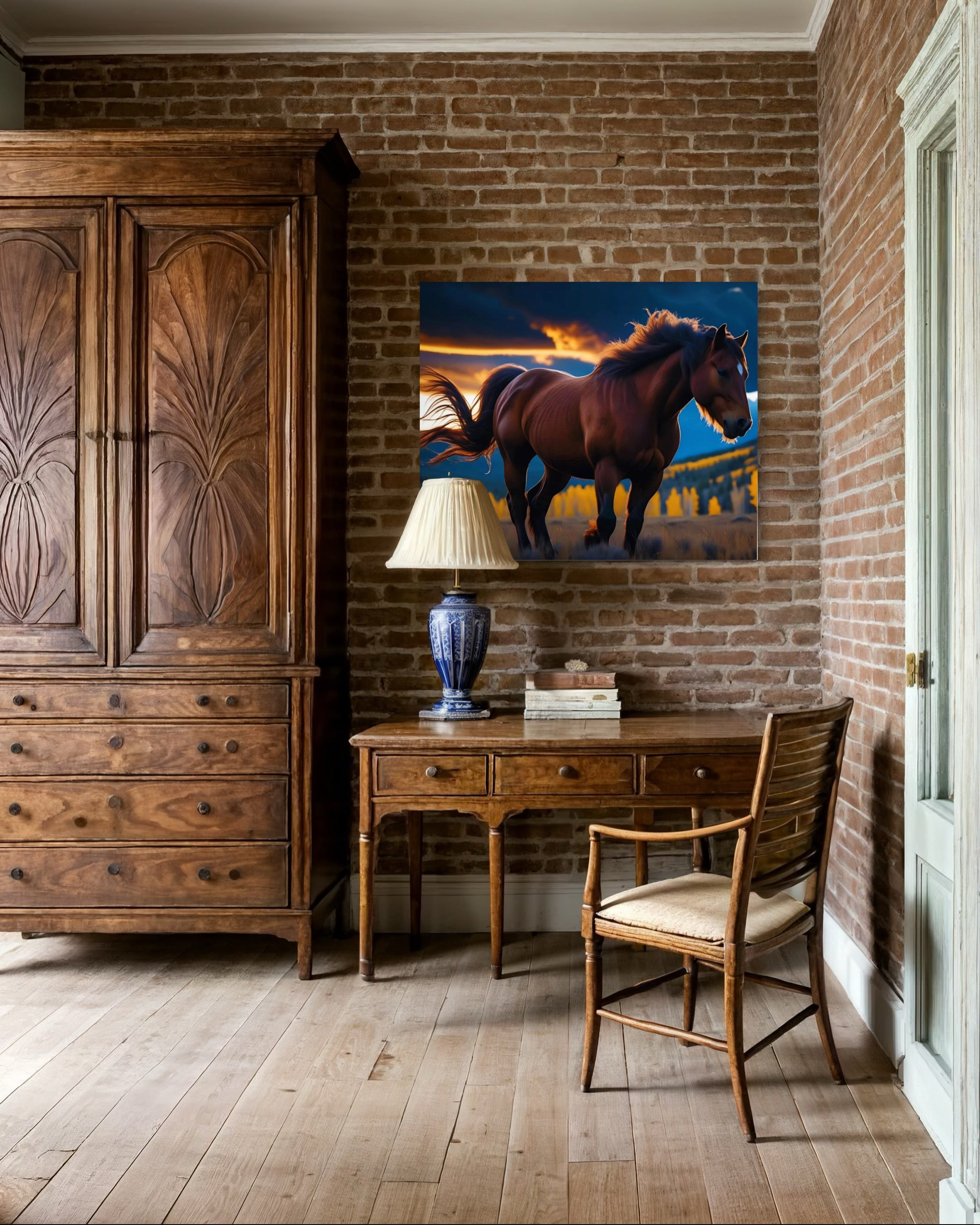Montana Wild Horse Museum Print