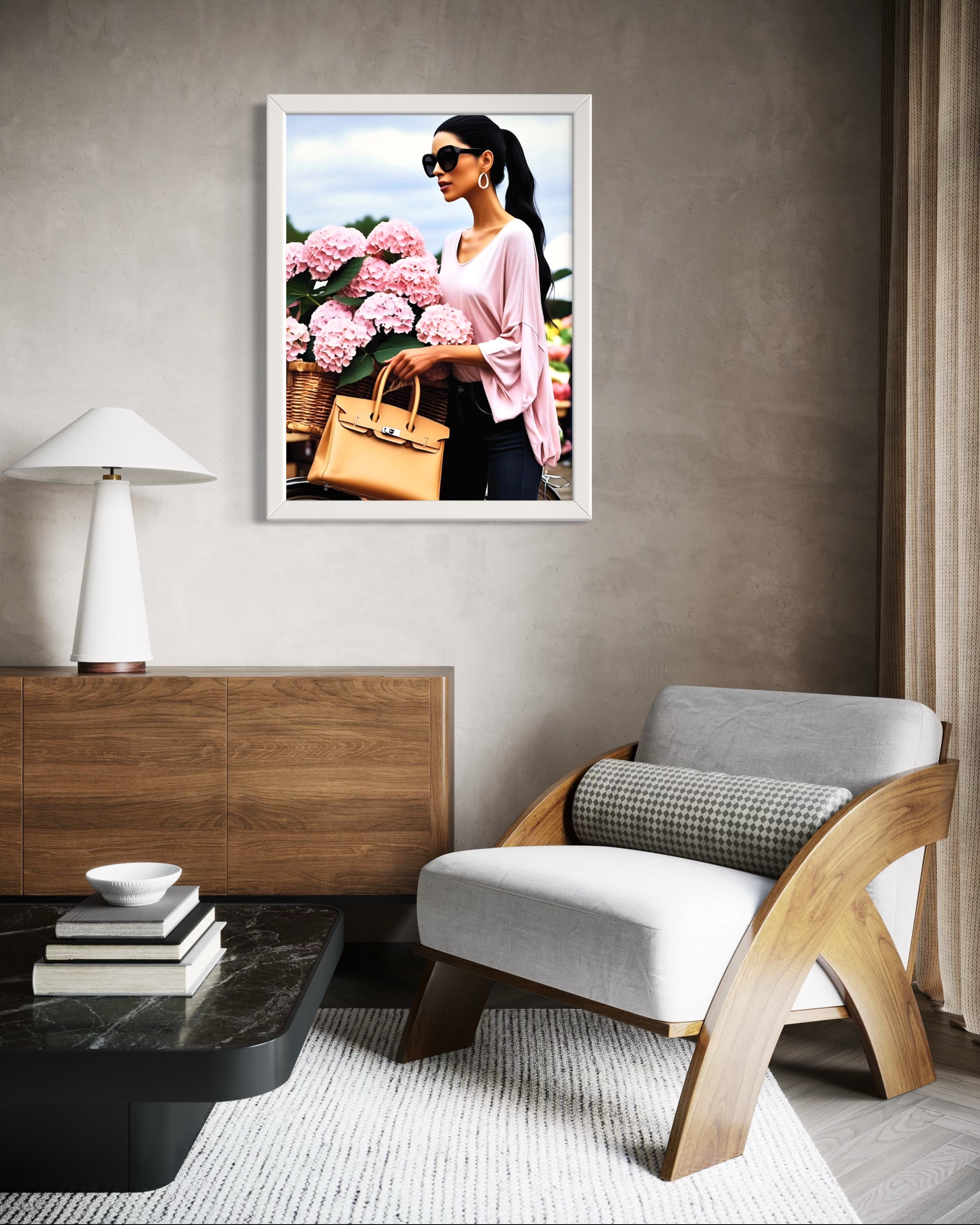 Farmer's Market Flowers Museum Print