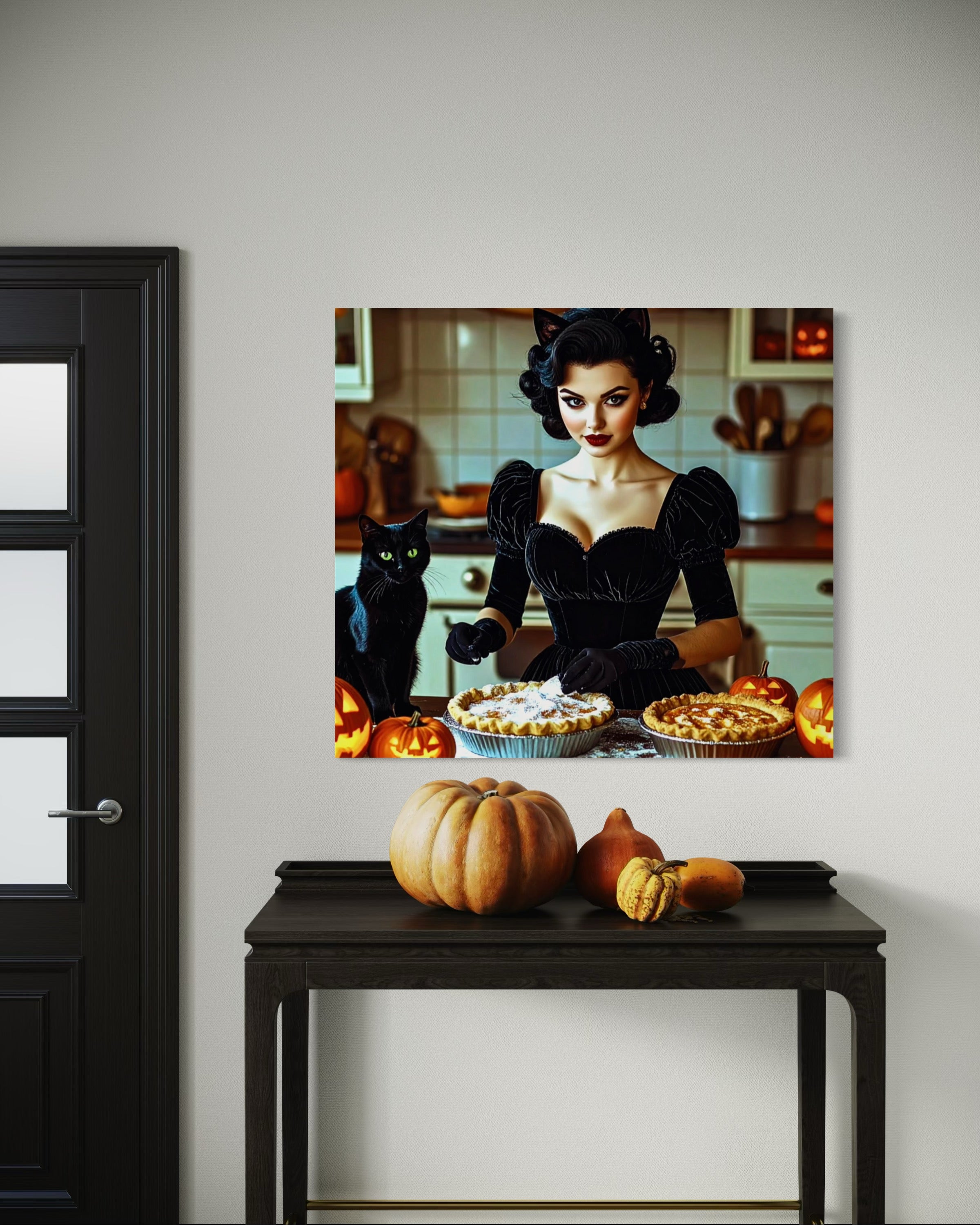 Halloween Black Cat Costume Pumpkin Pie