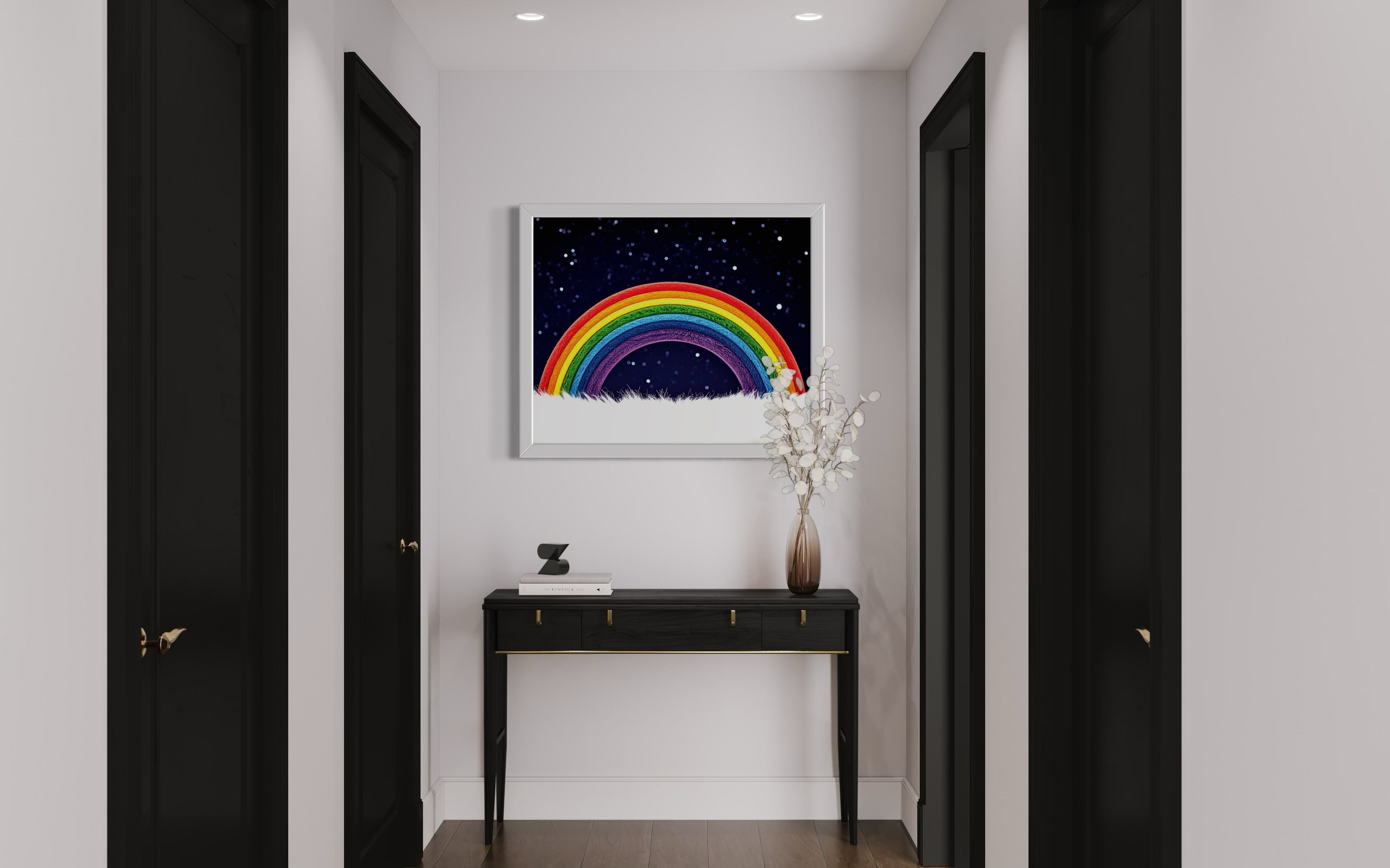 Furry Rainbow Museum Print