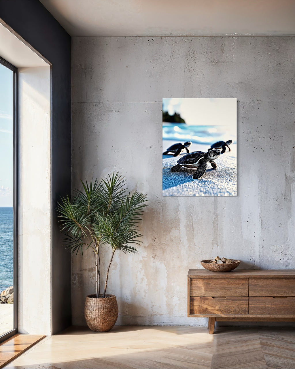 Baby Sea Turtles Museum Print