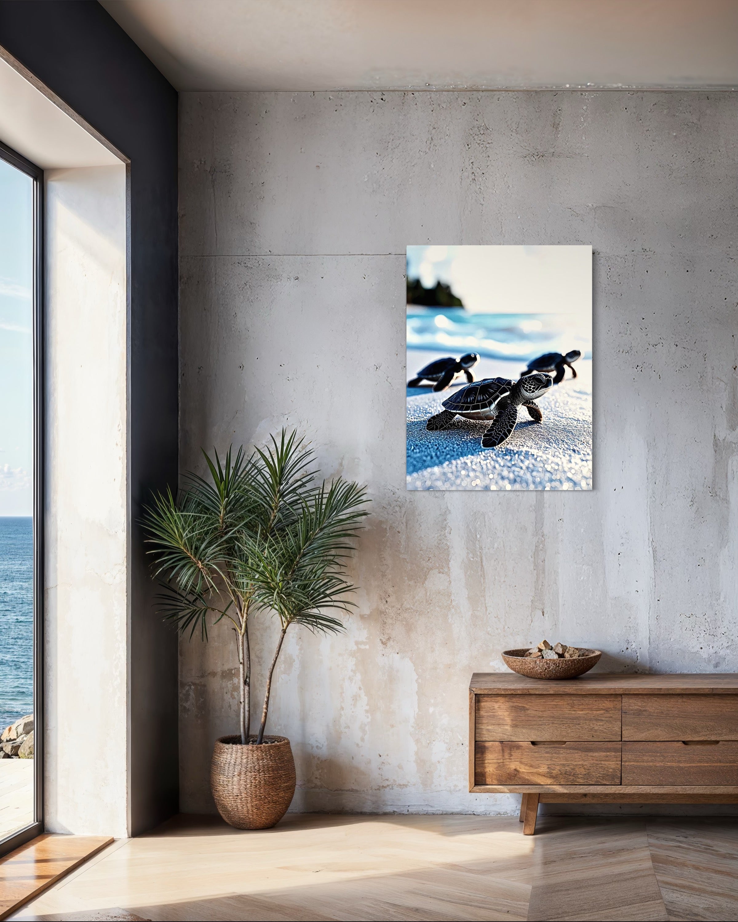 Baby Sea Turtles Museum Print