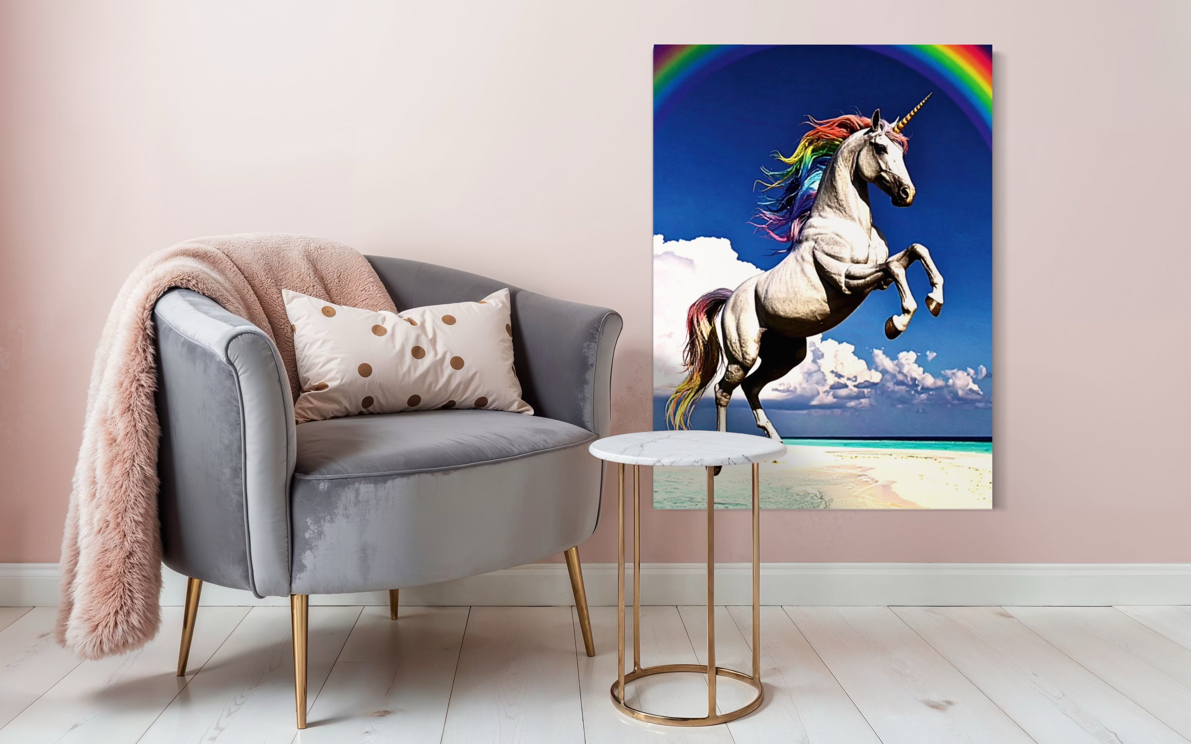 Unicorn on the Beach