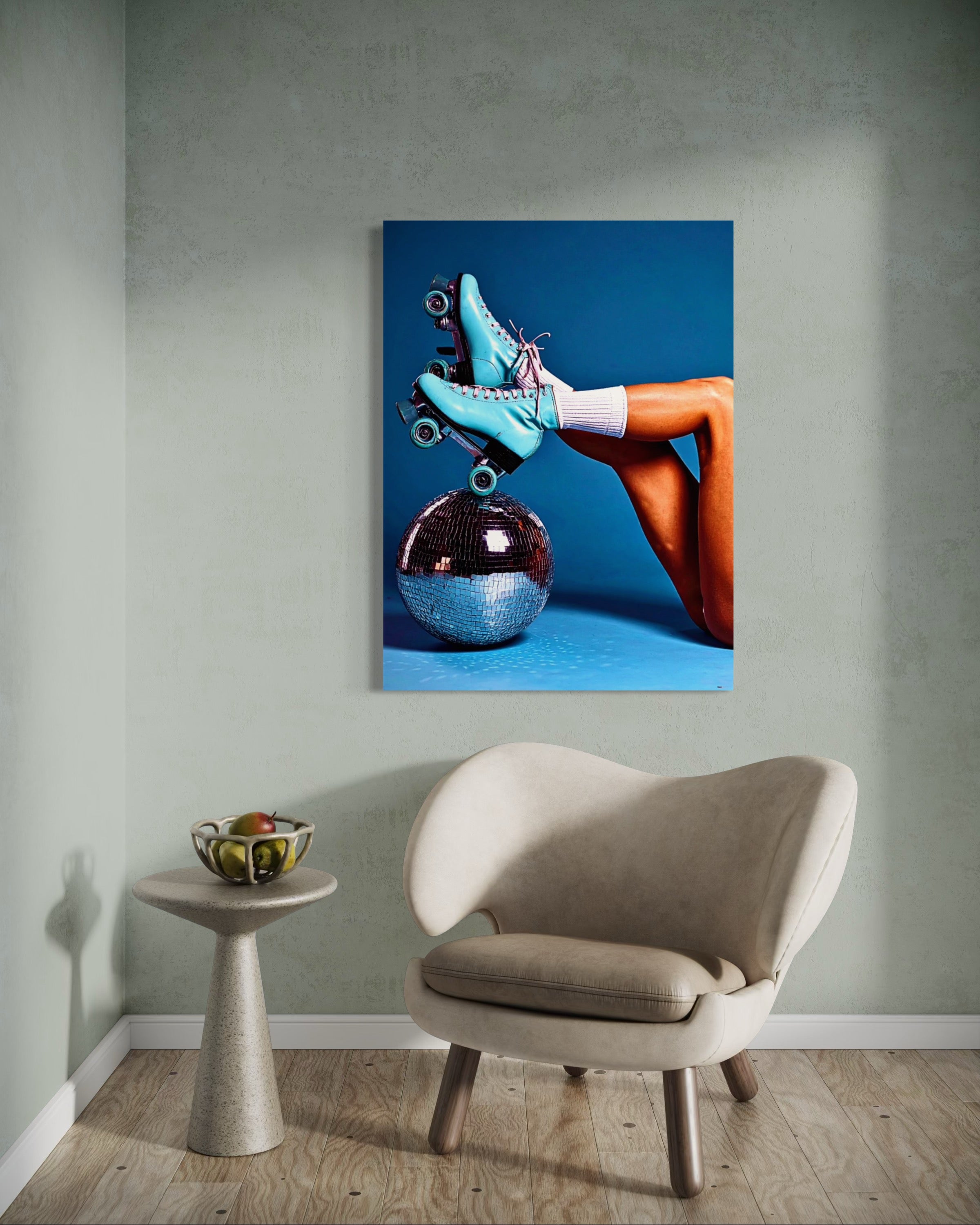 Retro Roller Skates Museum Print